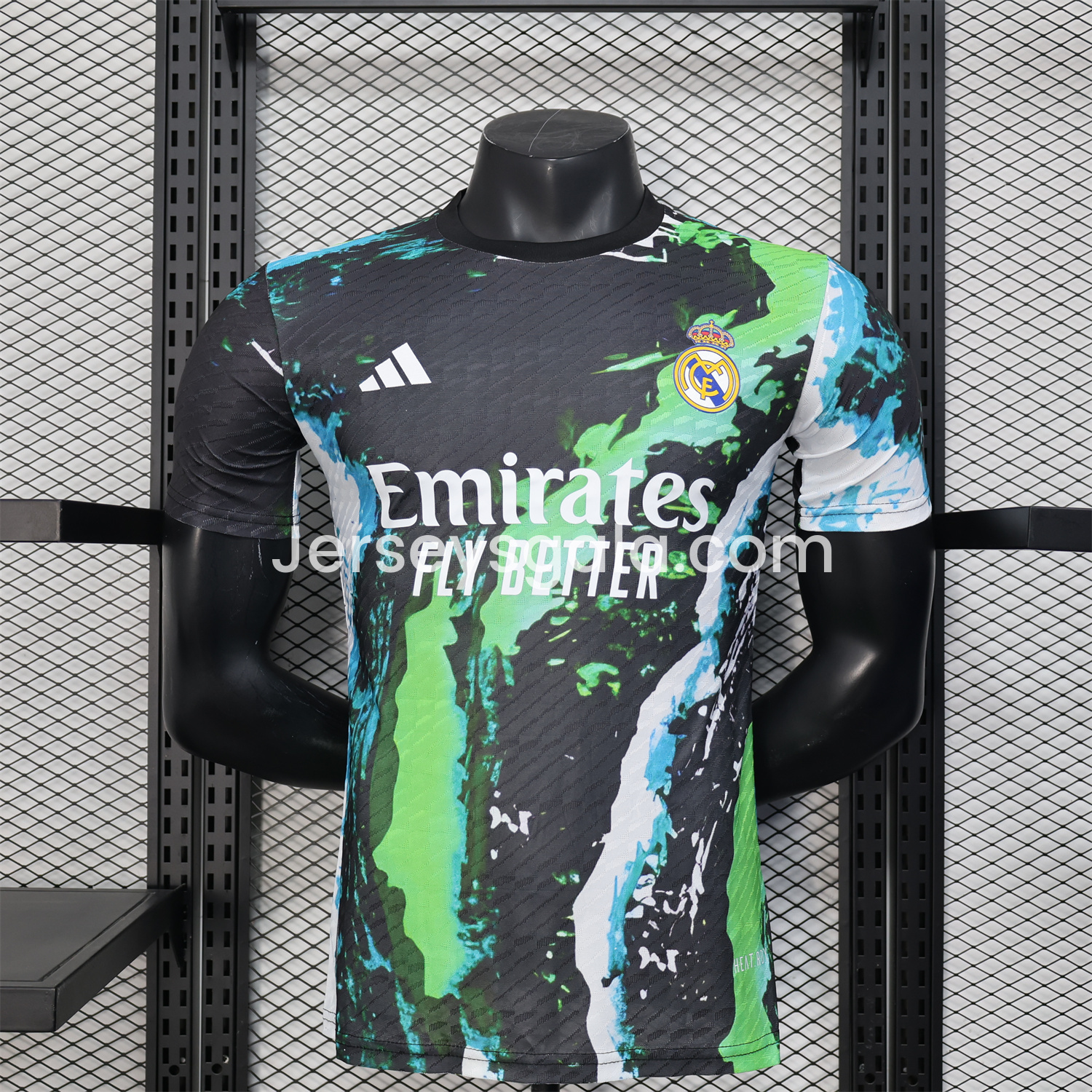 Real Madrid 25-26 Green & Black Special Edition Jersey - Player Version - SOCCERDEALSHOP