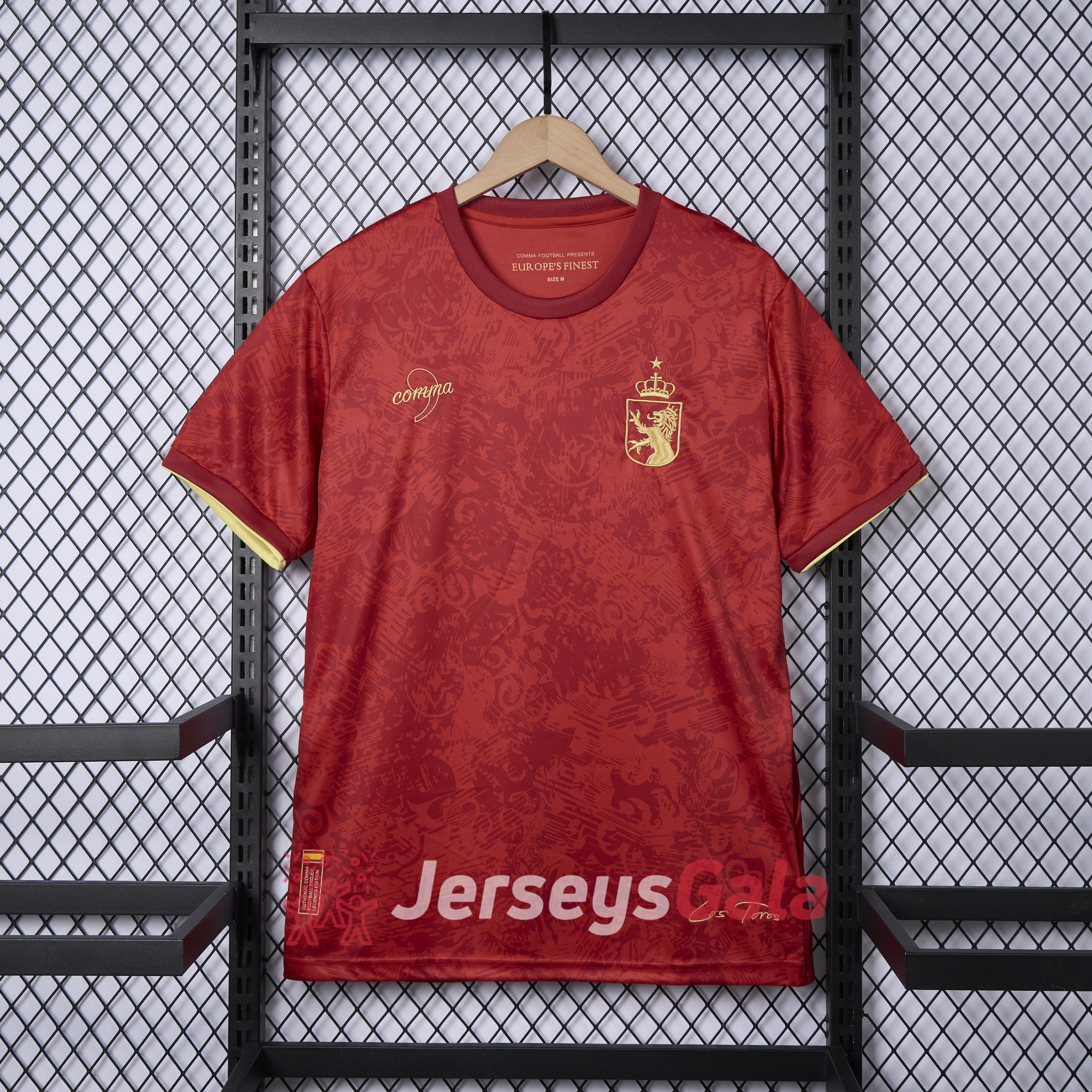 Spain 2024-25 COMMA Red Special Edition Jersey - Fans Version - SOCCERDEALSHOP
