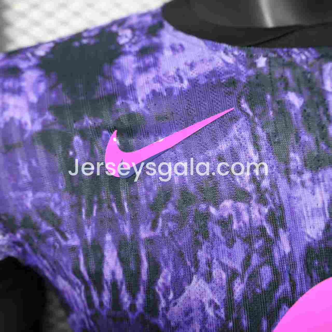 B.A.R.S.A 25-26 Purple Rock Pattern Jersey - Player Version - SOCCERDEALSHOP