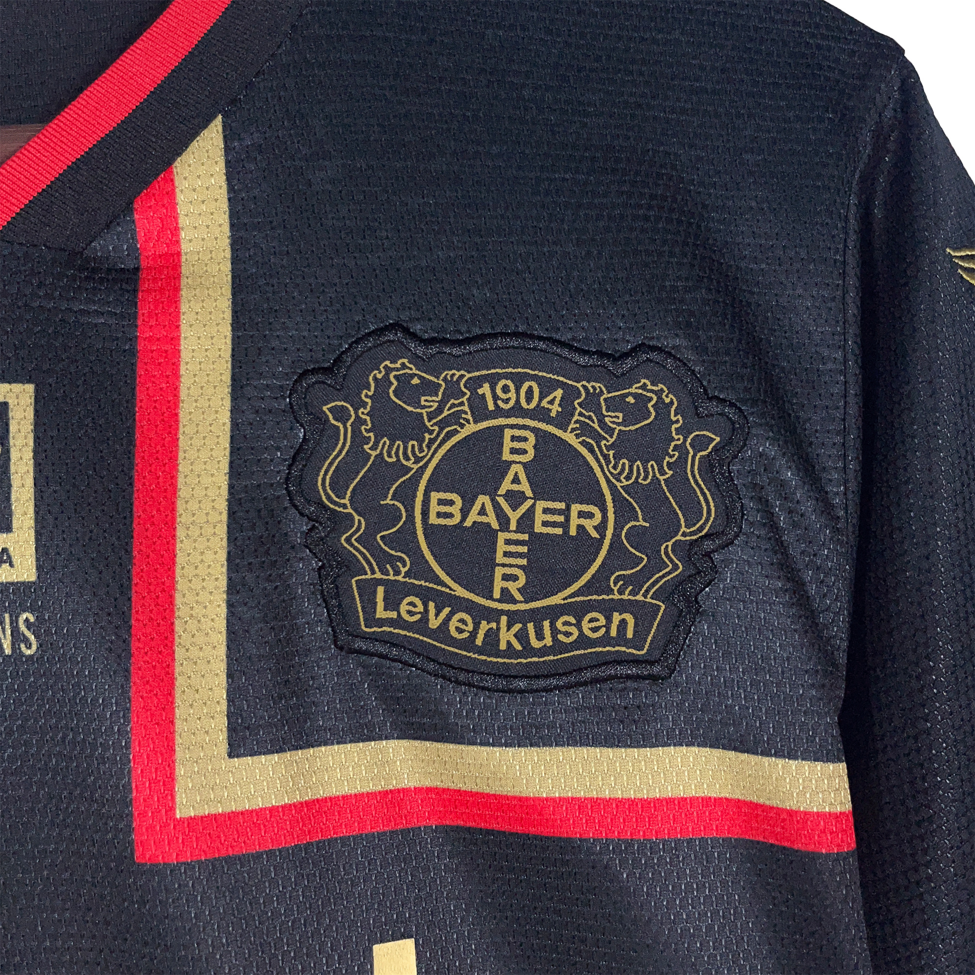 Bayer 04 Leverkusen 23-24 Black & Gold Champion Edition Jersey - Fans Version - SOCCERDEALSHOP