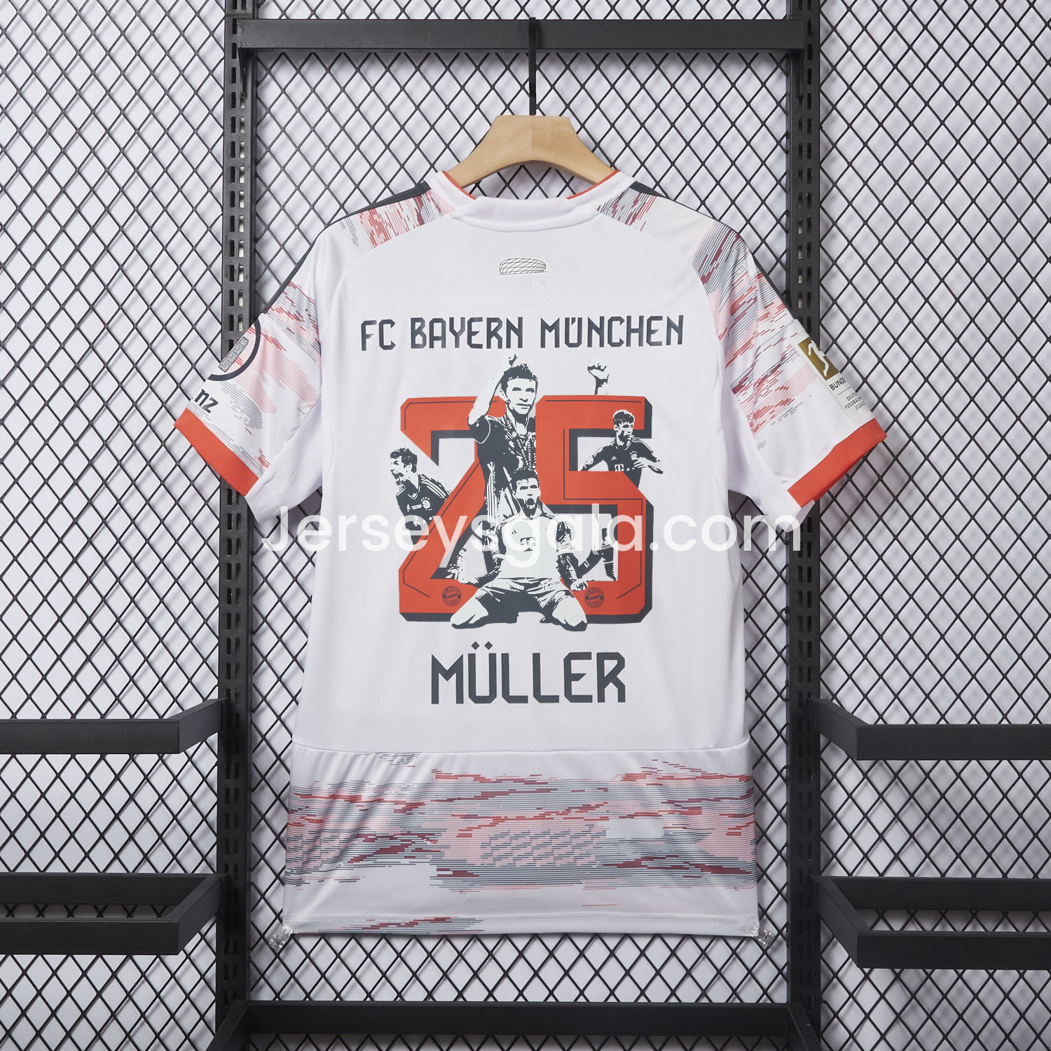 【MÜLLER 25 Pattern】Bayern Munich 25-26 Away Jersey - Fans Version - SOCCERDEALSHOP