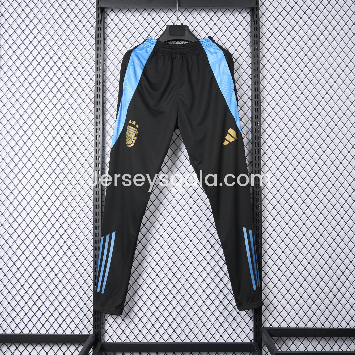 Argentina 24-25 Black Training Pants - Player Version - SOCCERDEALSHOP