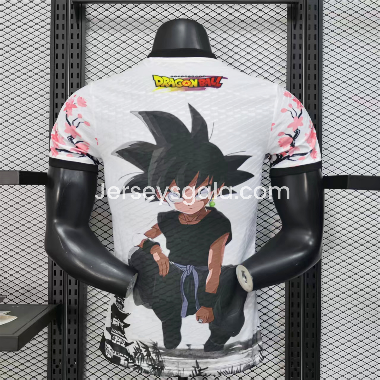 Japan 25-26 Dragon Ball Little Goku White Special Jersey - Player Version - SOCCERDEALSHOP