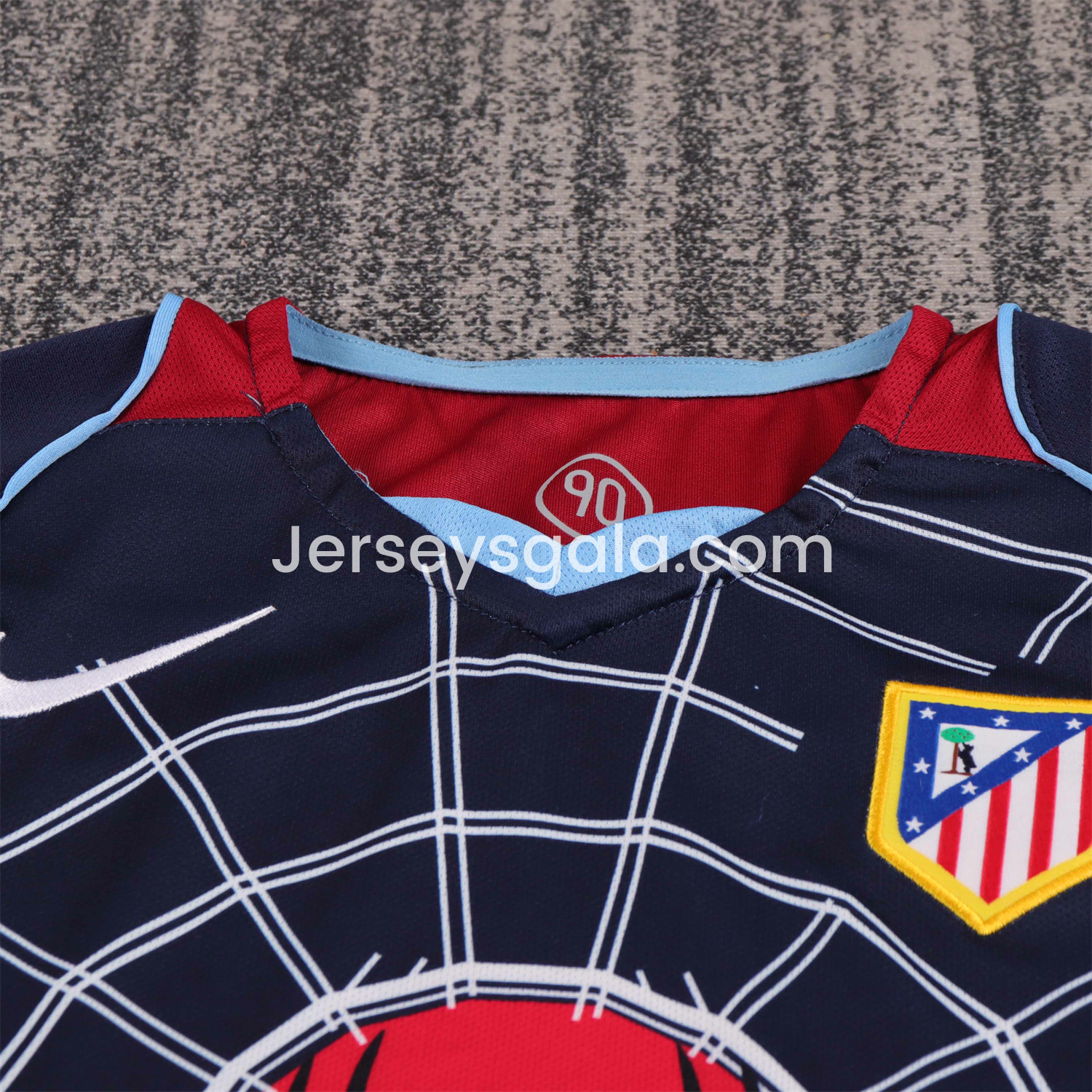Retro Atletico Madrid 2004-05 Away S.p.i.d.e.r M.a.n Special Kids Kit - SOCCERDEALSHOP