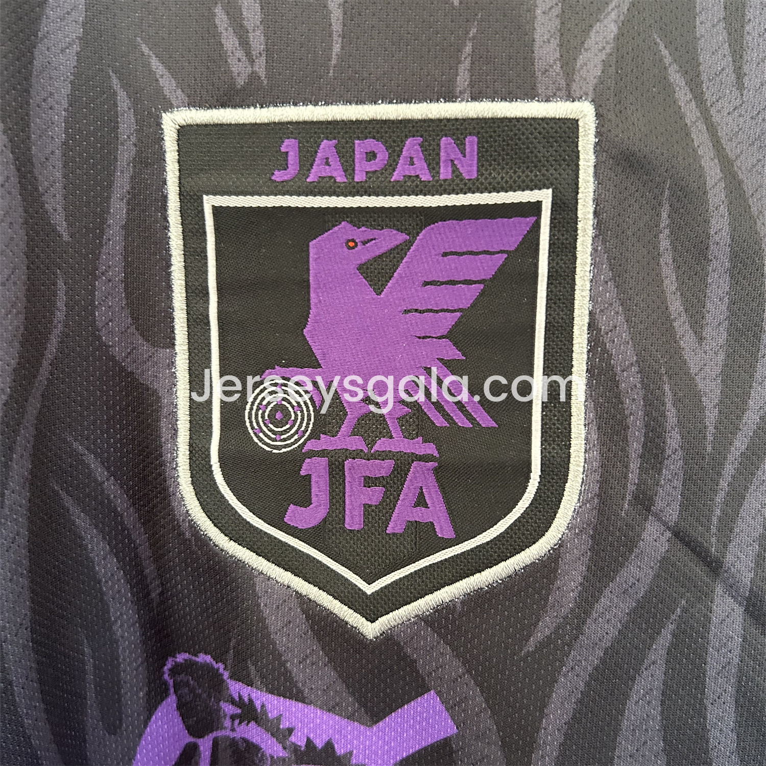 Japan 25-26 Purple NARUTO 20th Anniversary Black Special Jersey - Fans Version - SOCCERDEALSHOP