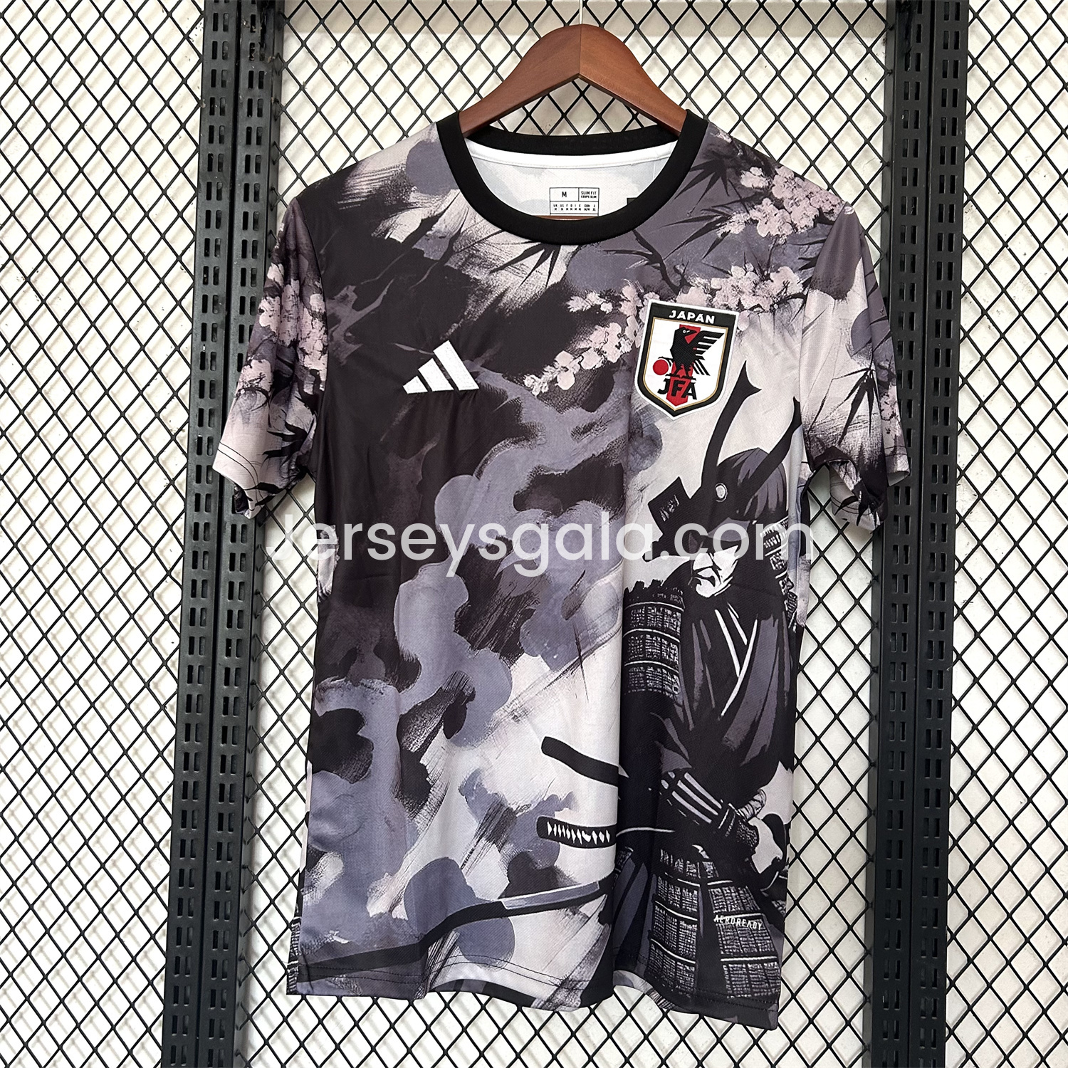 Japan 25-26 Black Samurai Under The Cherry Tree Special Jersey - Fans Version - SOCCERDEALSHOP