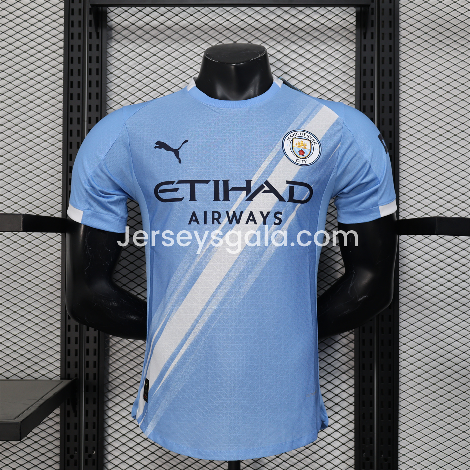 Manchester City 25-26 Home Jersey (Leaked Version) - Player Version - SOCCERDEALSHOP