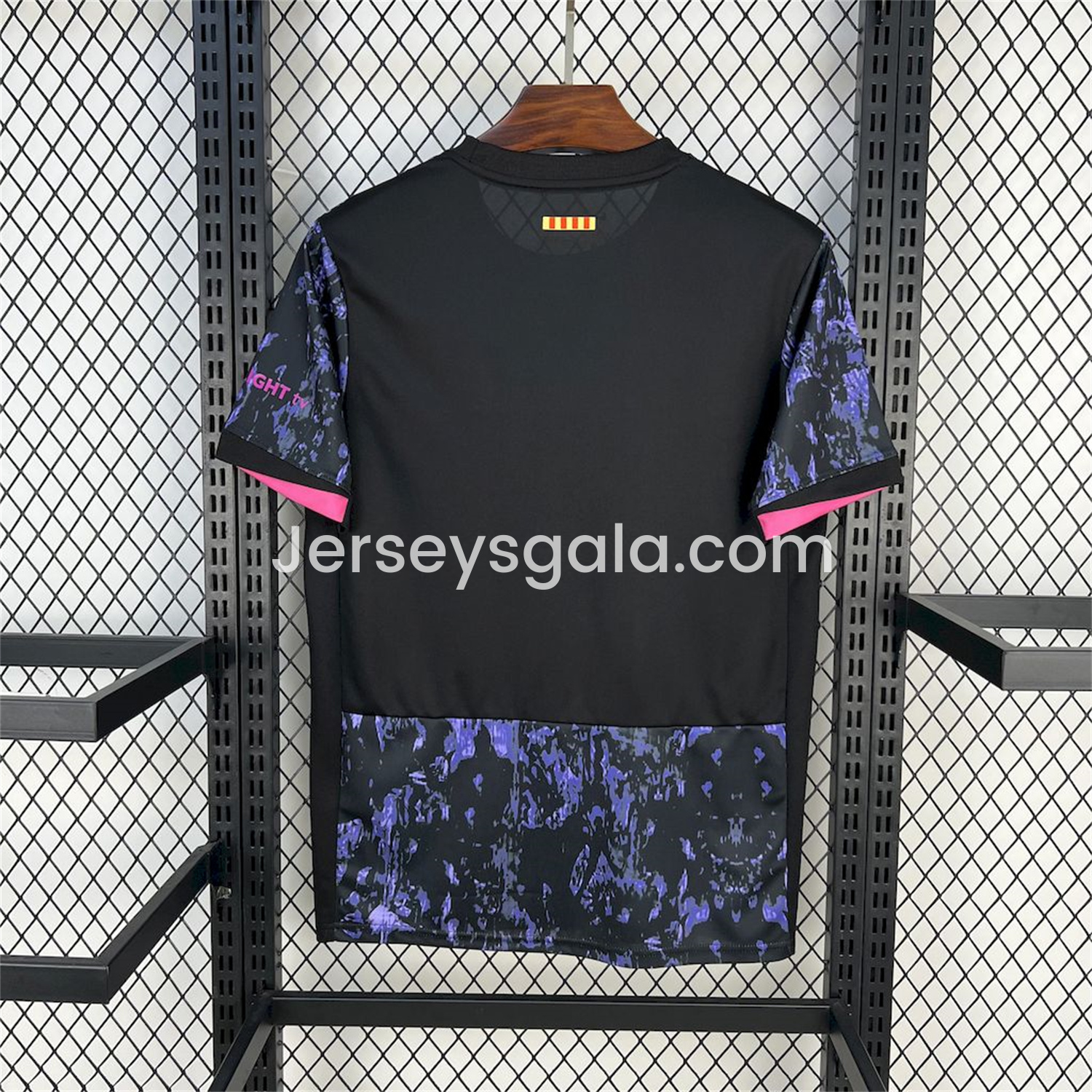 B.A.R.S.A 25-26 Purple Rock Pattern Jersey - Fans Version - SOCCERDEALSHOP