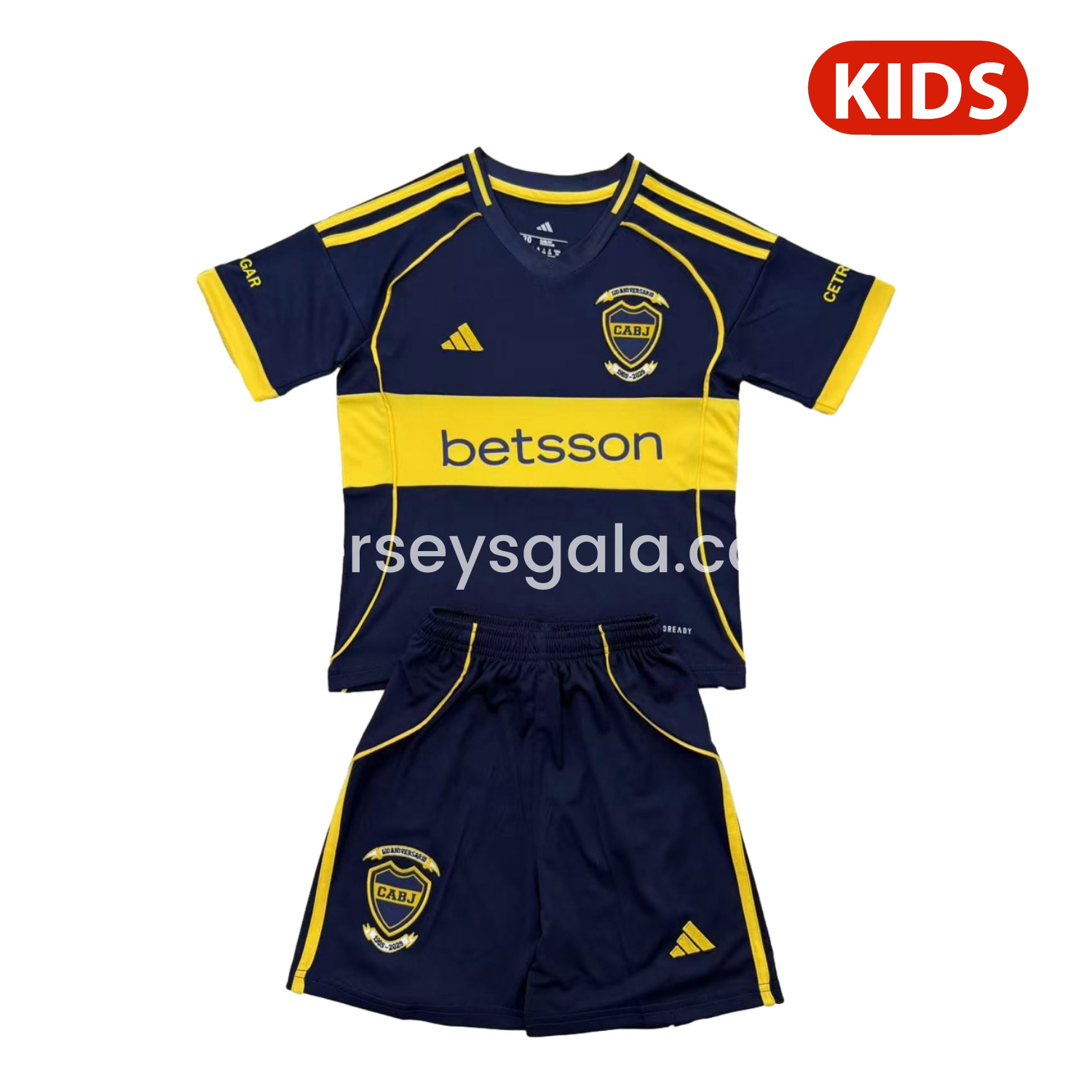 Boca Juniors 25-26 Home 120th Anniversary Kids Kit - SOCCERDEALSHOP