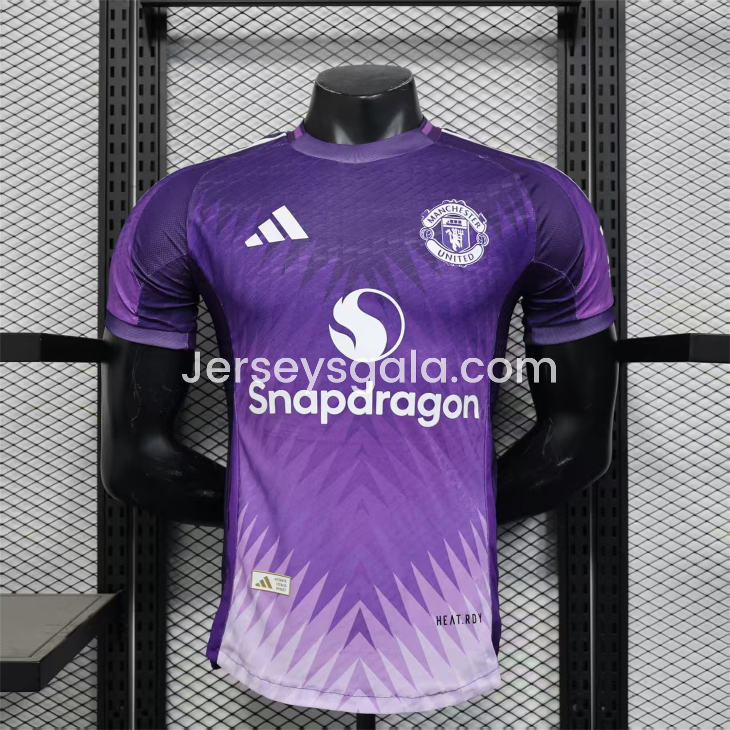 Manchester United 24-25 Purple Gradient Special Edition Jersey - Player Version - SOCCERDEALSHOP
