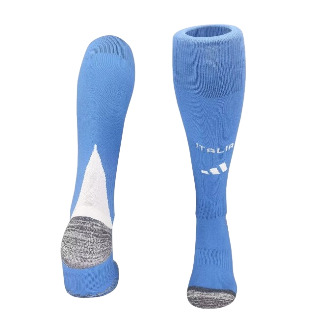 Italy 2024 Home Socks - Blue - SOCCERDEALSHOP