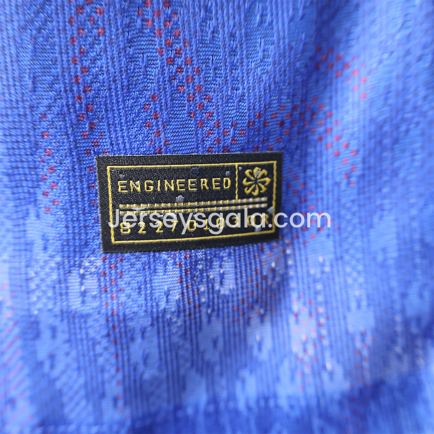 B.A.R.S.A 25-26 Blue Gradient and Red Shaped Pattern Pattern Jersey - Player Version - SOCCERDEALSHOP