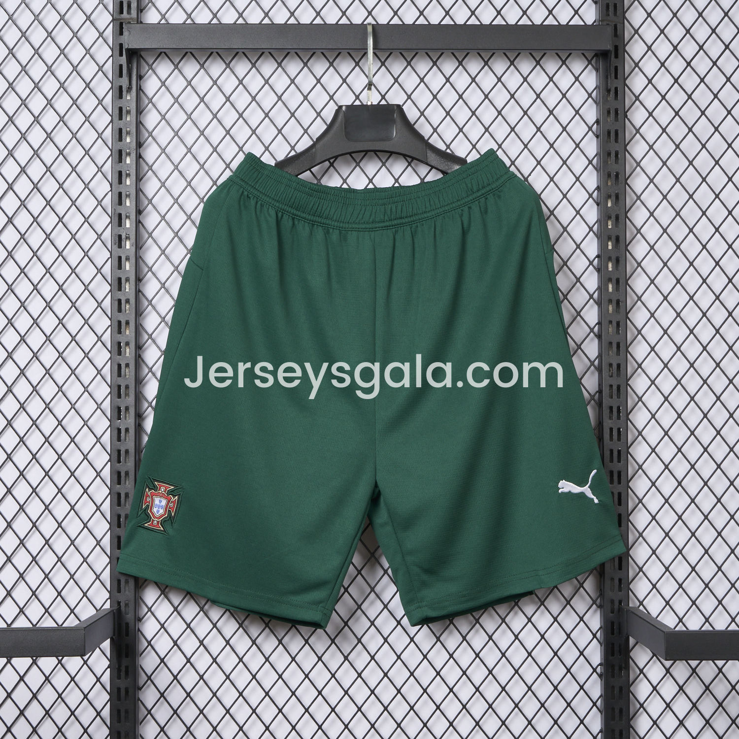Portugal 25-26 Home Green Shorts - Fans Version - SOCCERDEALSHOP