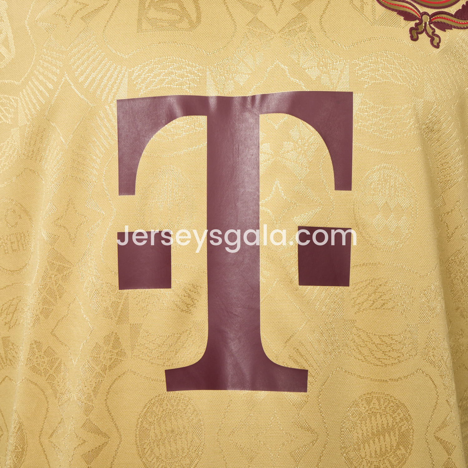 Bayern Munich 2025 Golden 125th Anniversary Jersey - Player Version - SOCCERDEALSHOP