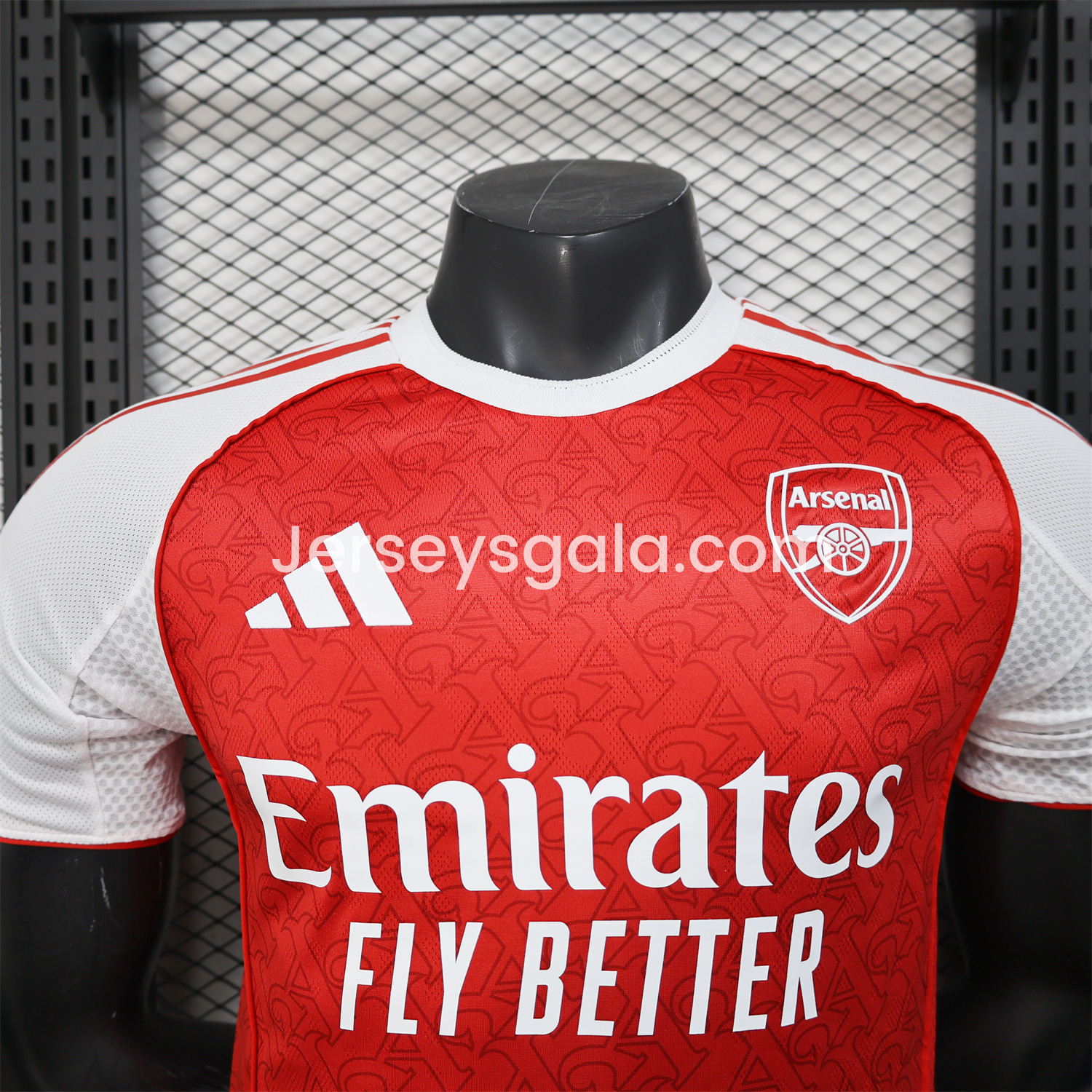Arsenal 25-26 Home Jersey (Letter A Pattern) - Player Version - SOCCERDEALSHOP
