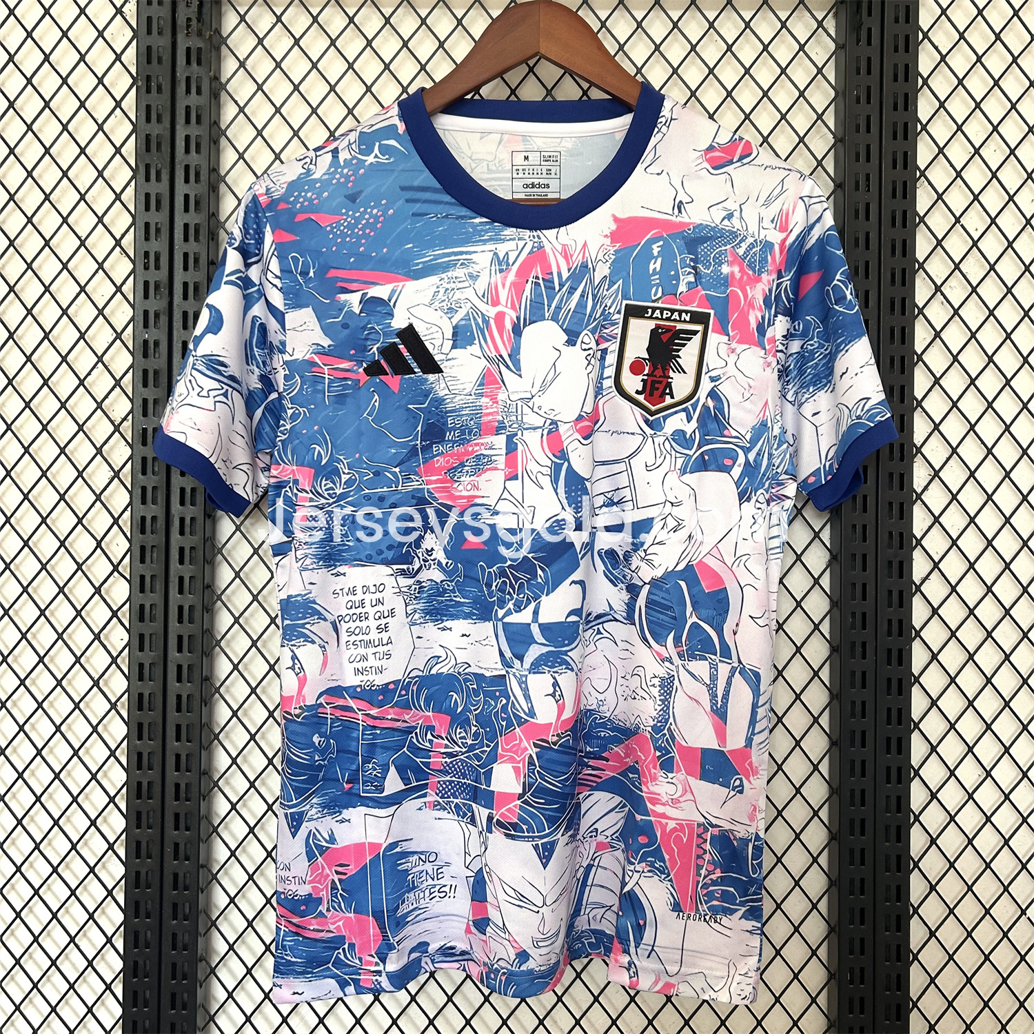 Japan 25-26 Blue Vegeta Comic Slice Special Edition Jersey - Fans Version - SOCCERDEALSHOP