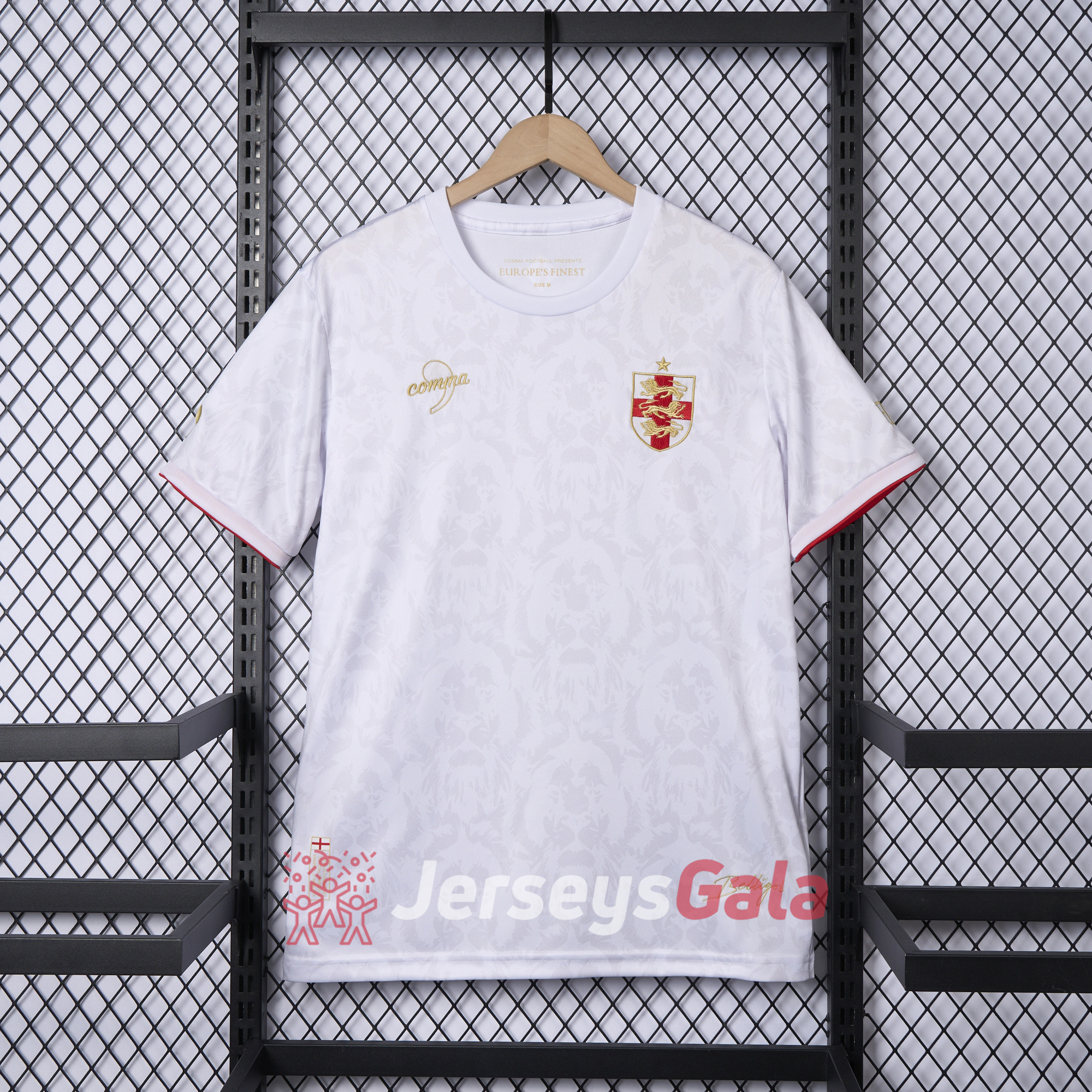England 2024-25 COMMA White Special Edition Jersey - Fans Version - SOCCERDEALSHOP