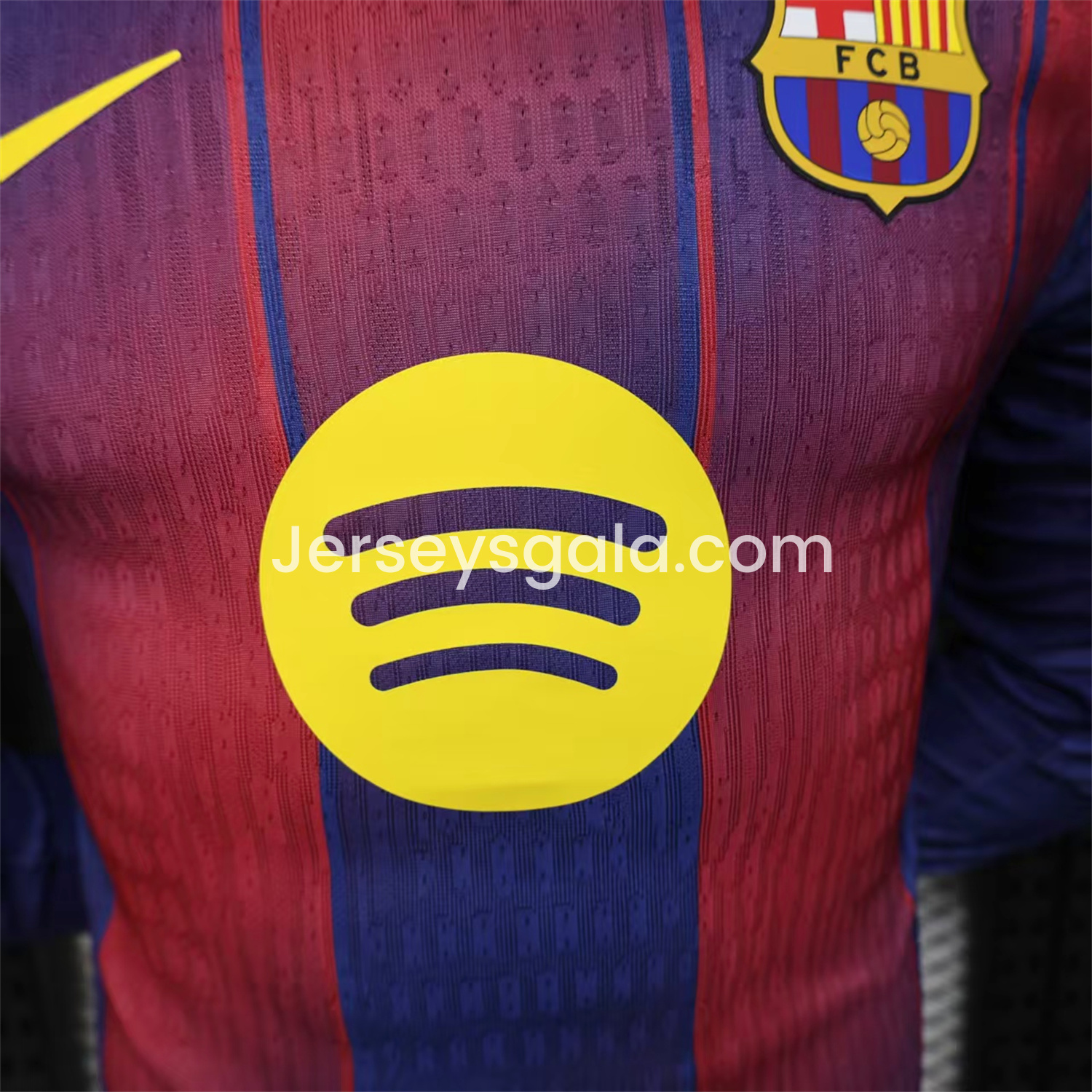 B.A.R.S.A 25-26 Home Long Sleeves Jersey (Leaked Version 2) - Player Version - SOCCERDEALSHOP