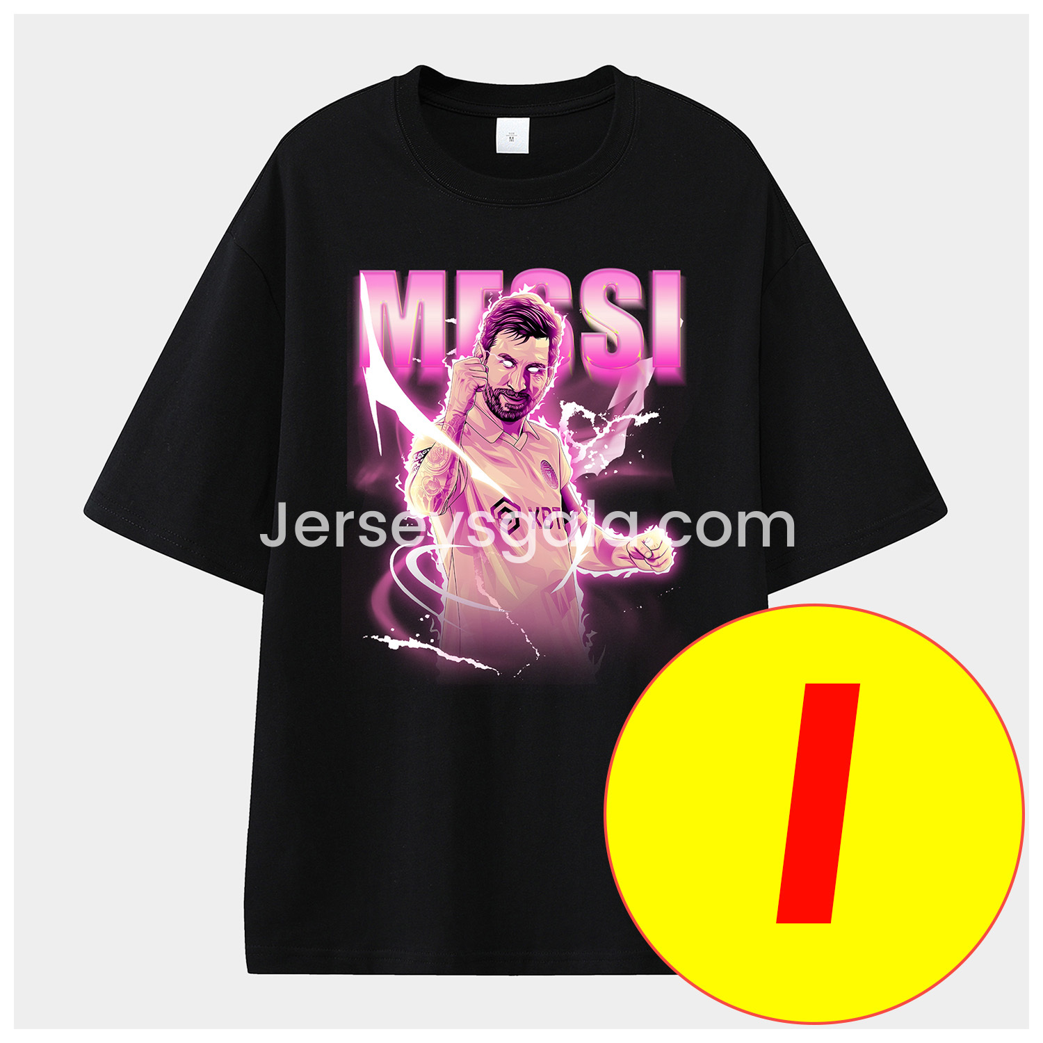 Messi GOAT Argentina B.A.R.S.A INT M.A.M Unisex Pure Cotton T-shirt - SOCCERDEALSHOP