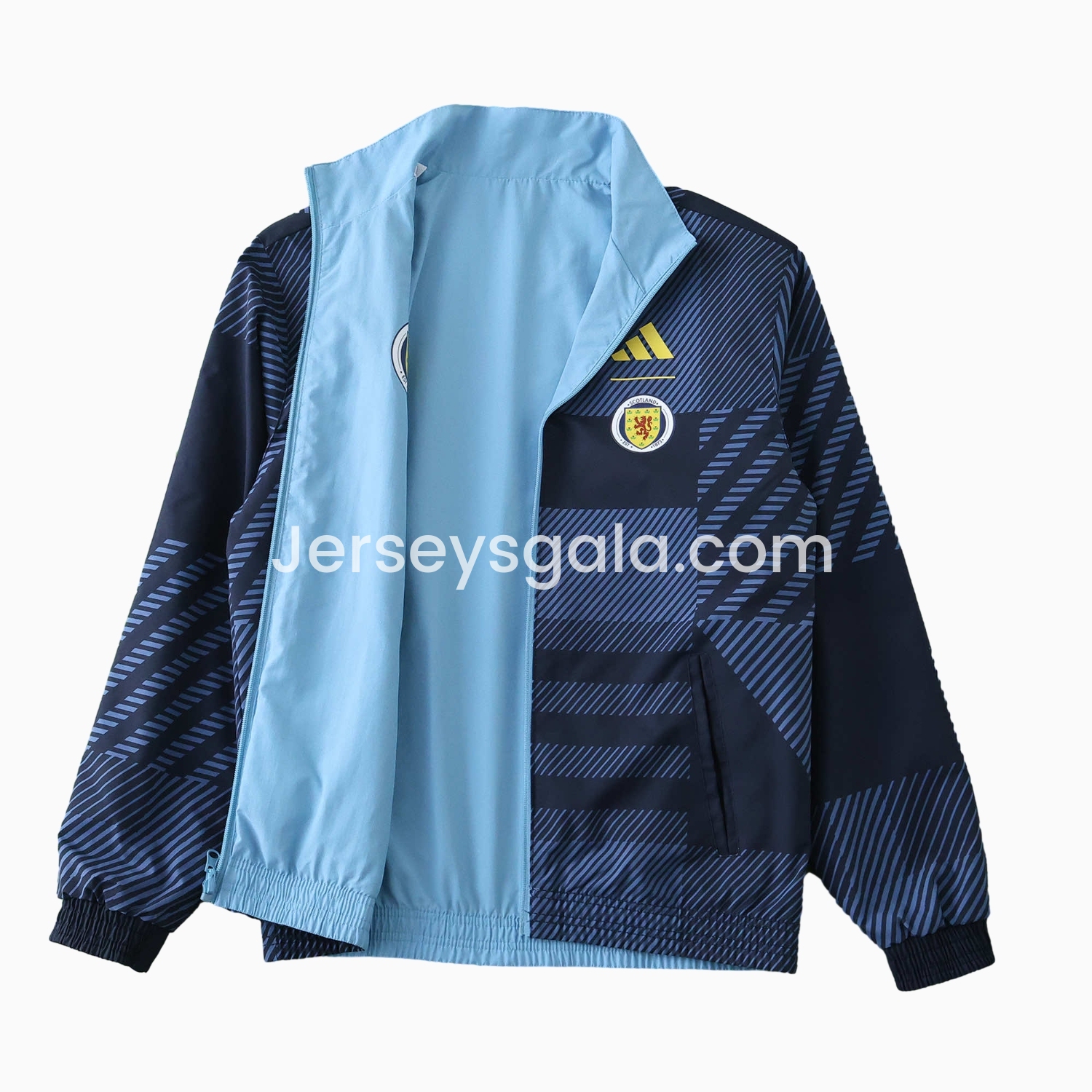 S-c-o.t l.a-n.d 24-25 Home Style Double Sided Reversible Windbreaker - Deep Blue - SOCCERDEALSHOP