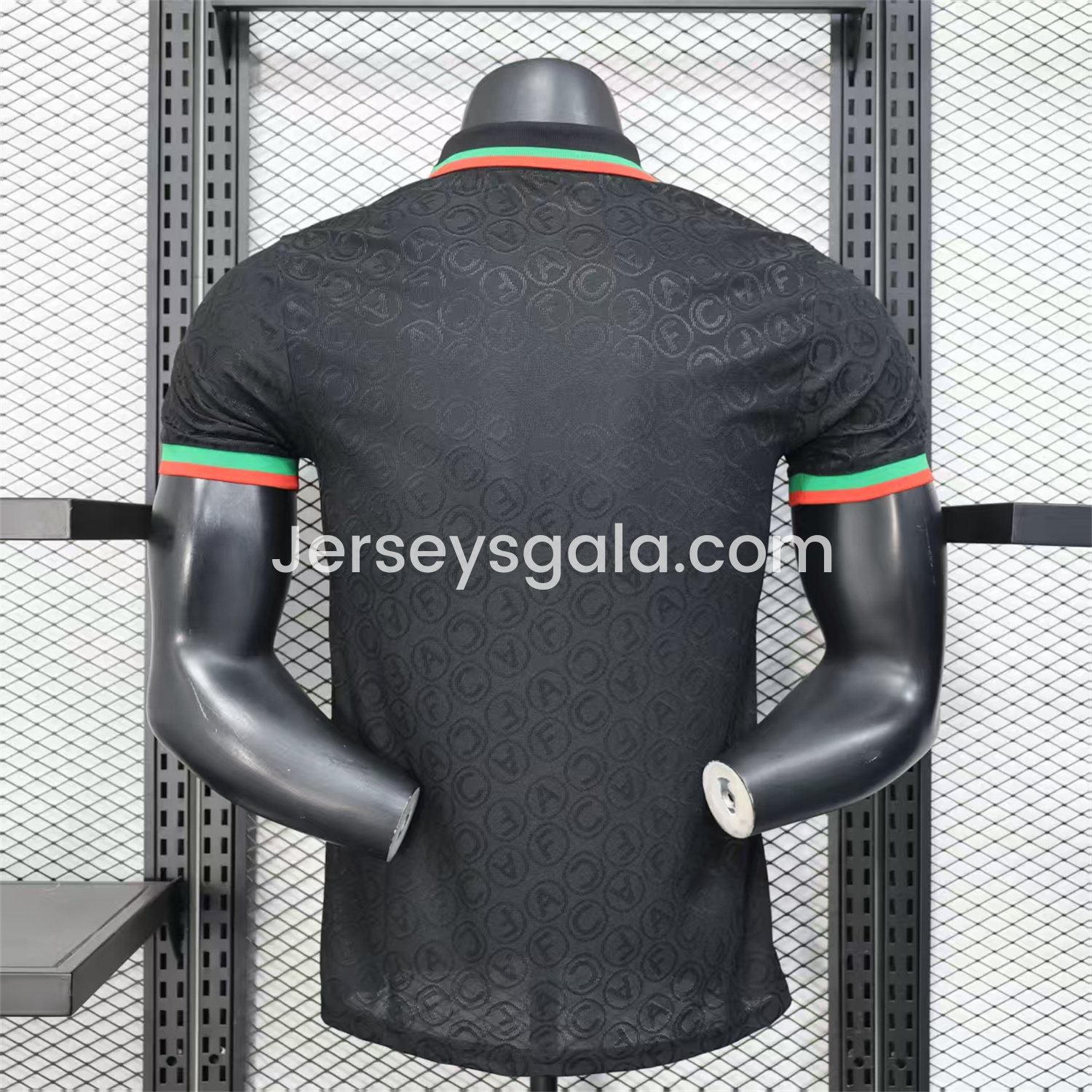 Arsenal 25-26 Black POLO Letter Pattern Special Jersey - Player Version - SOCCERDEALSHOP