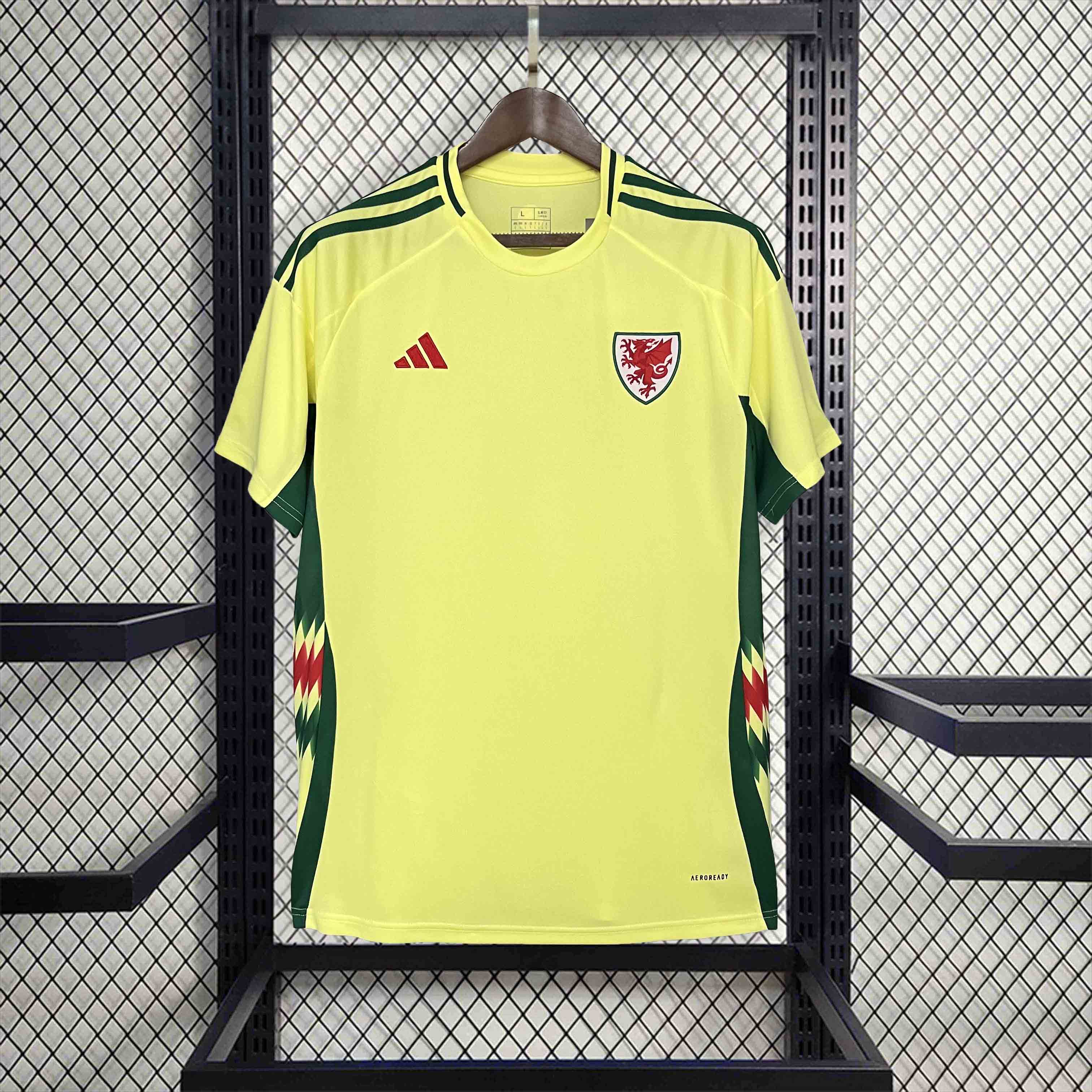 Wales 2024 Away Stadium Jersey - Fans Version - SOCCERDEALSHOP