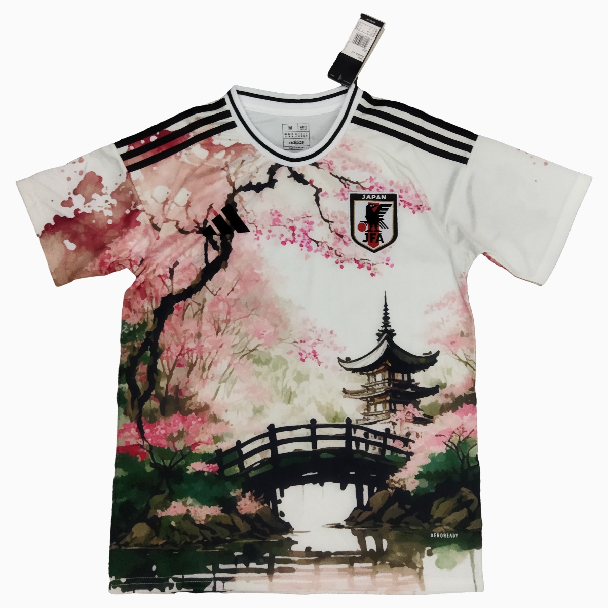 Japan 2024 Sakura Tree Special Edition White Jersey - Fans Version - SOCCERDEALSHOP