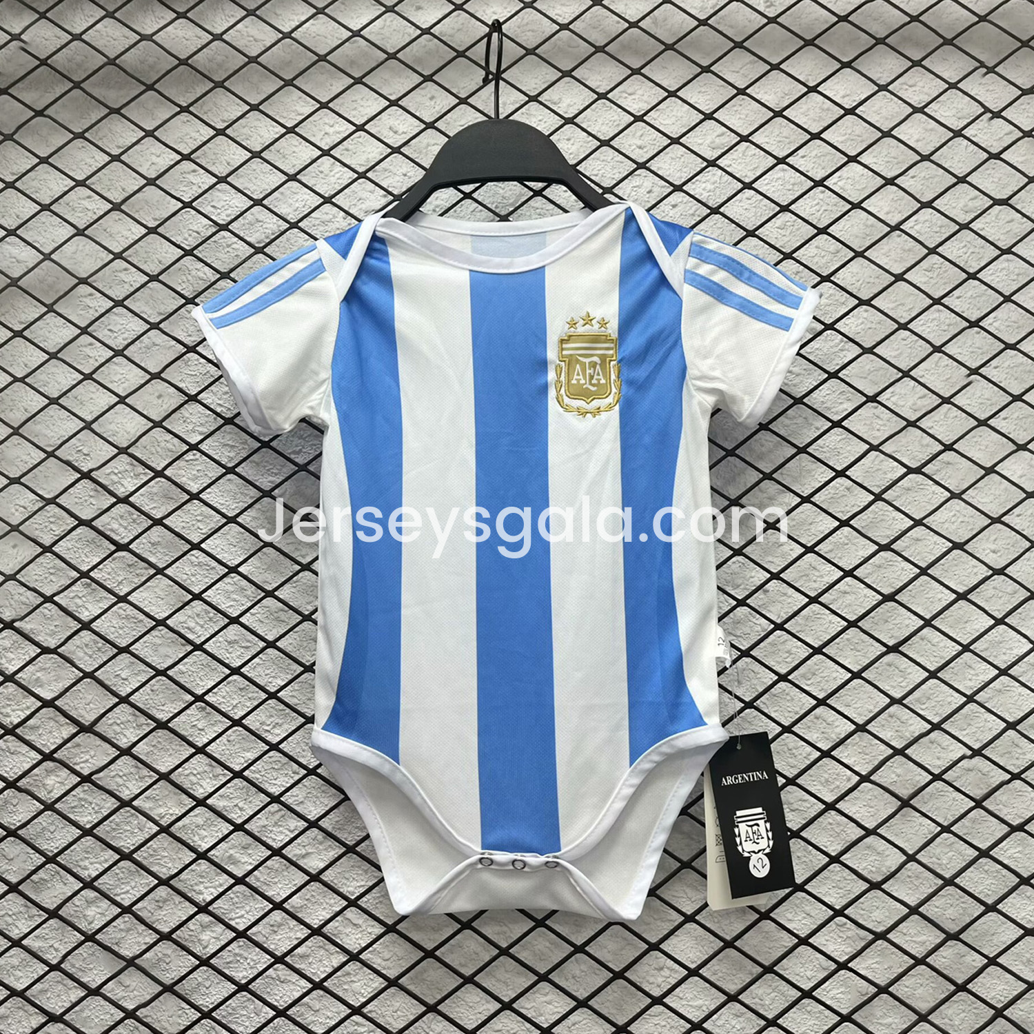 Argentina 24-25 Home Baby Crawling Suit - SOCCERDEALSHOP