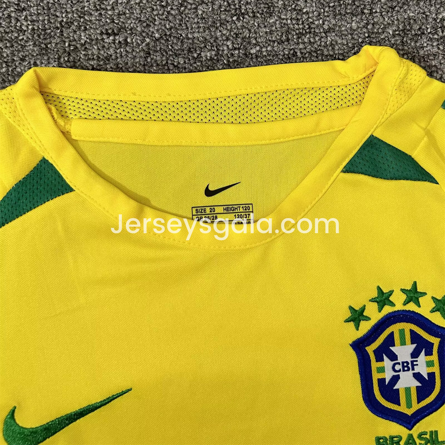 Retro Brazil 2002 Home Long Sleeves Kids Kit - SOCCERDEALSHOP