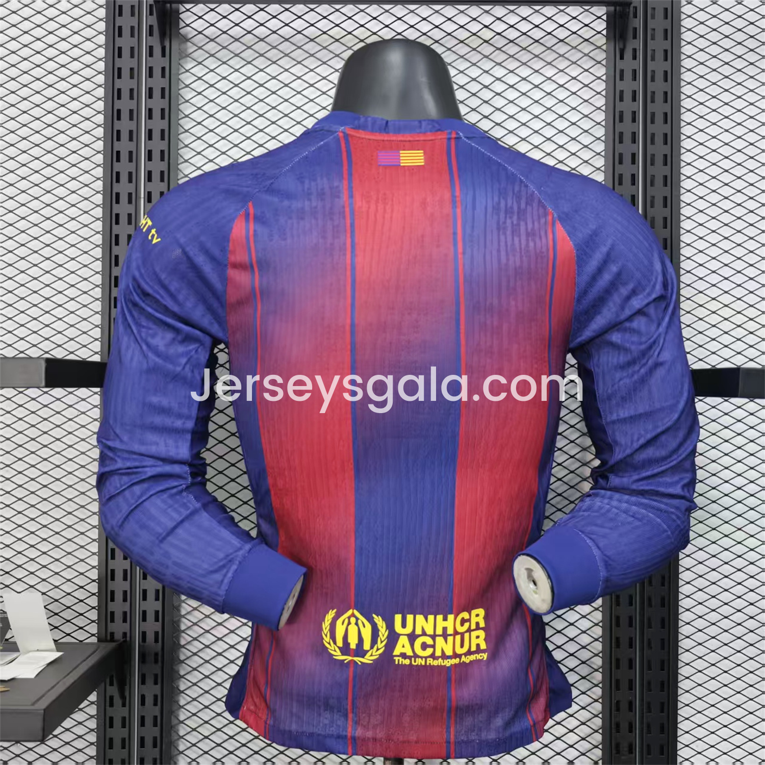 B.A.R.S.A 25-26 Home Long Sleeves Jersey (Leaked Version 2) - Player Version - SOCCERDEALSHOP