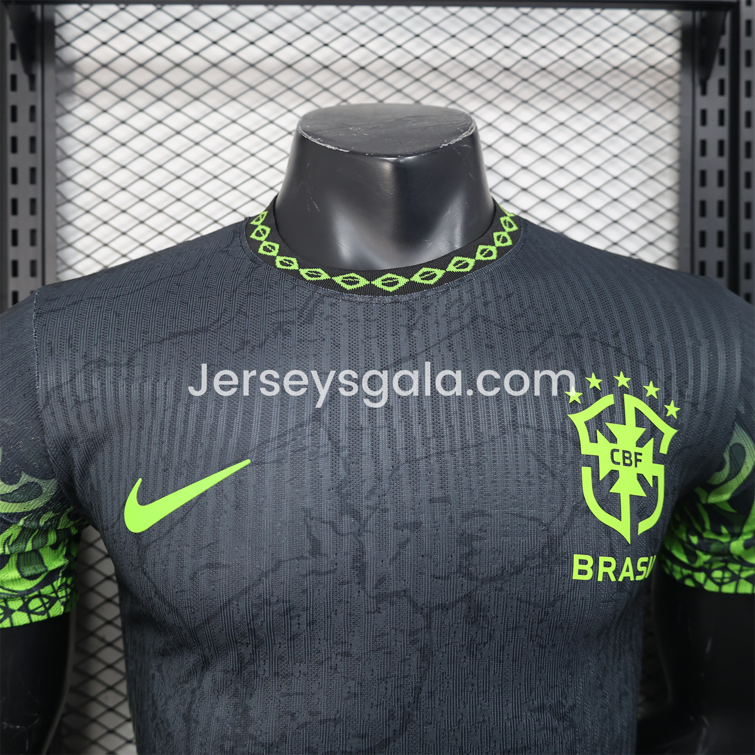 Brazil 2025 Green Fire Black Special Edition Jersey - Player Version - SOCCERDEALSHOP