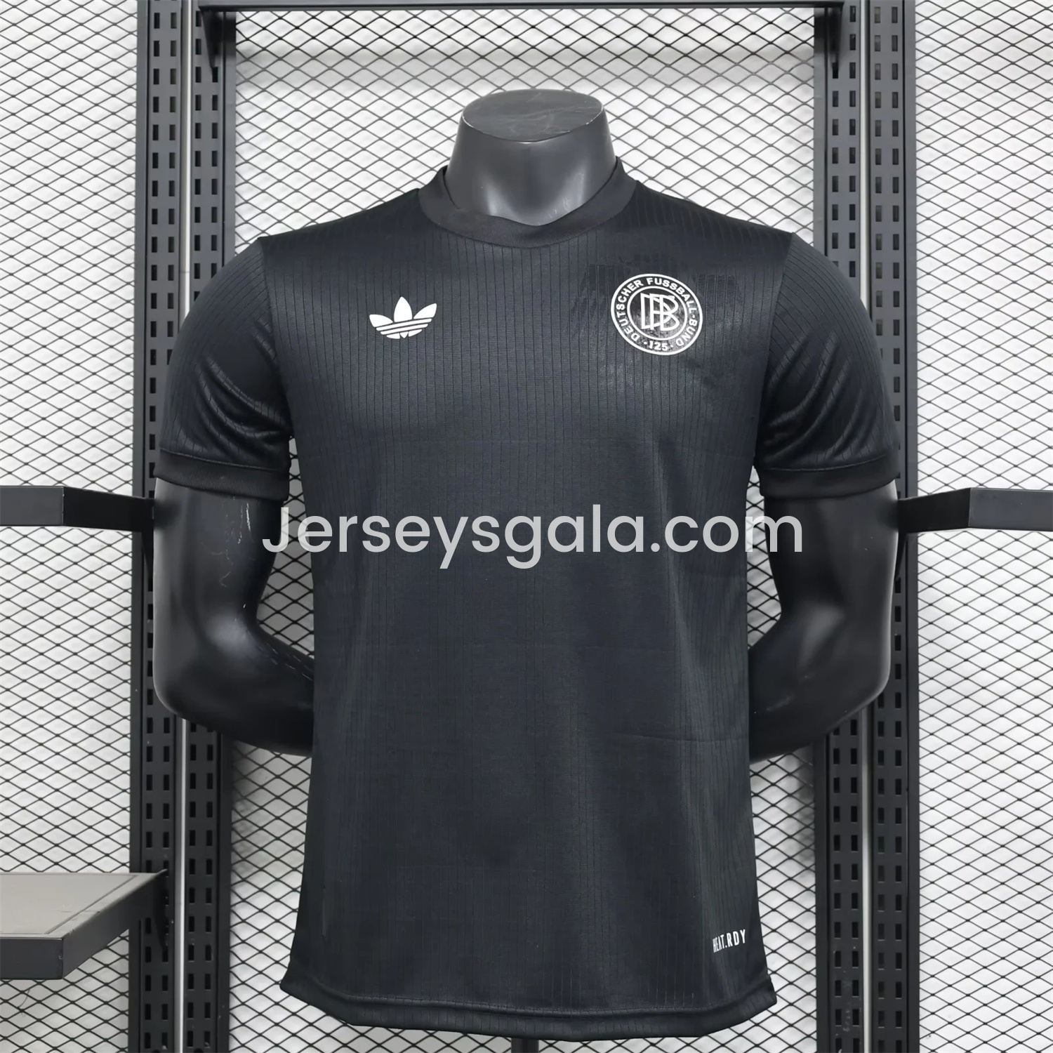 Germany 2025 Black 125-Year Anniversary Commemorative Edition Jersey - Player Version - SOCCERDEALSHOP