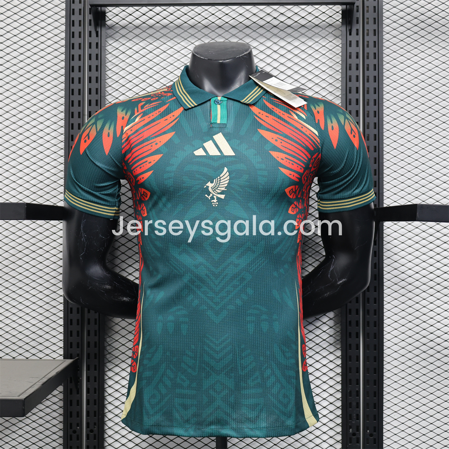 Mexico 2025 Red Eagle Special Edition Green Jersey - Player Version - SOCCERDEALSHOP