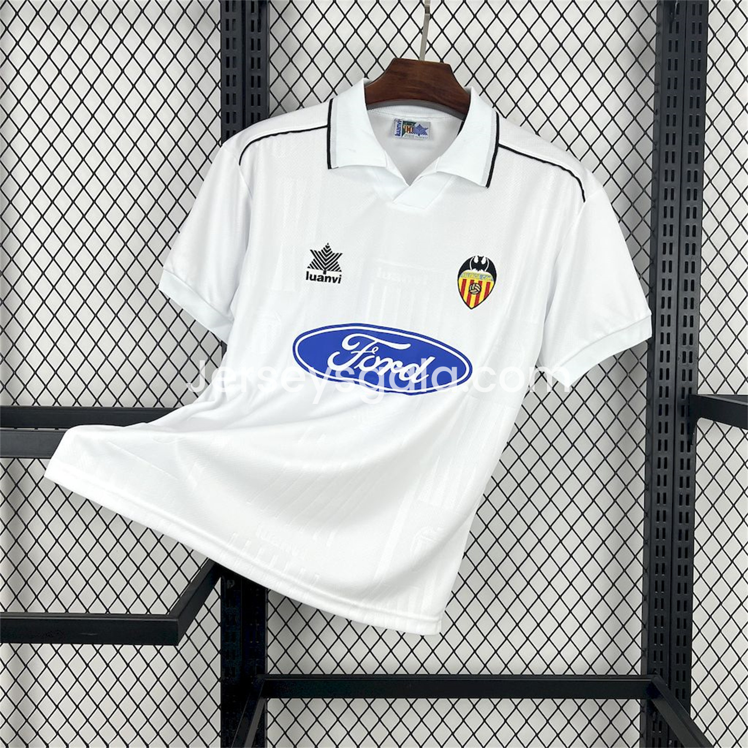 Retro Valencia 1996-97 Home Jersey - SOCCERDEALSHOP