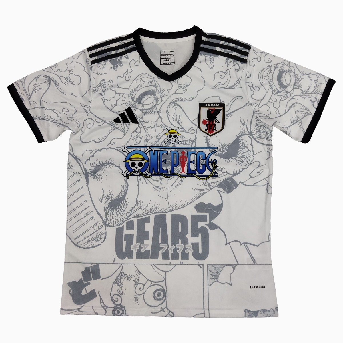 Japan 2024 One Piece Special Edition White Jersey - Fans Version - SOCCERDEALSHOP