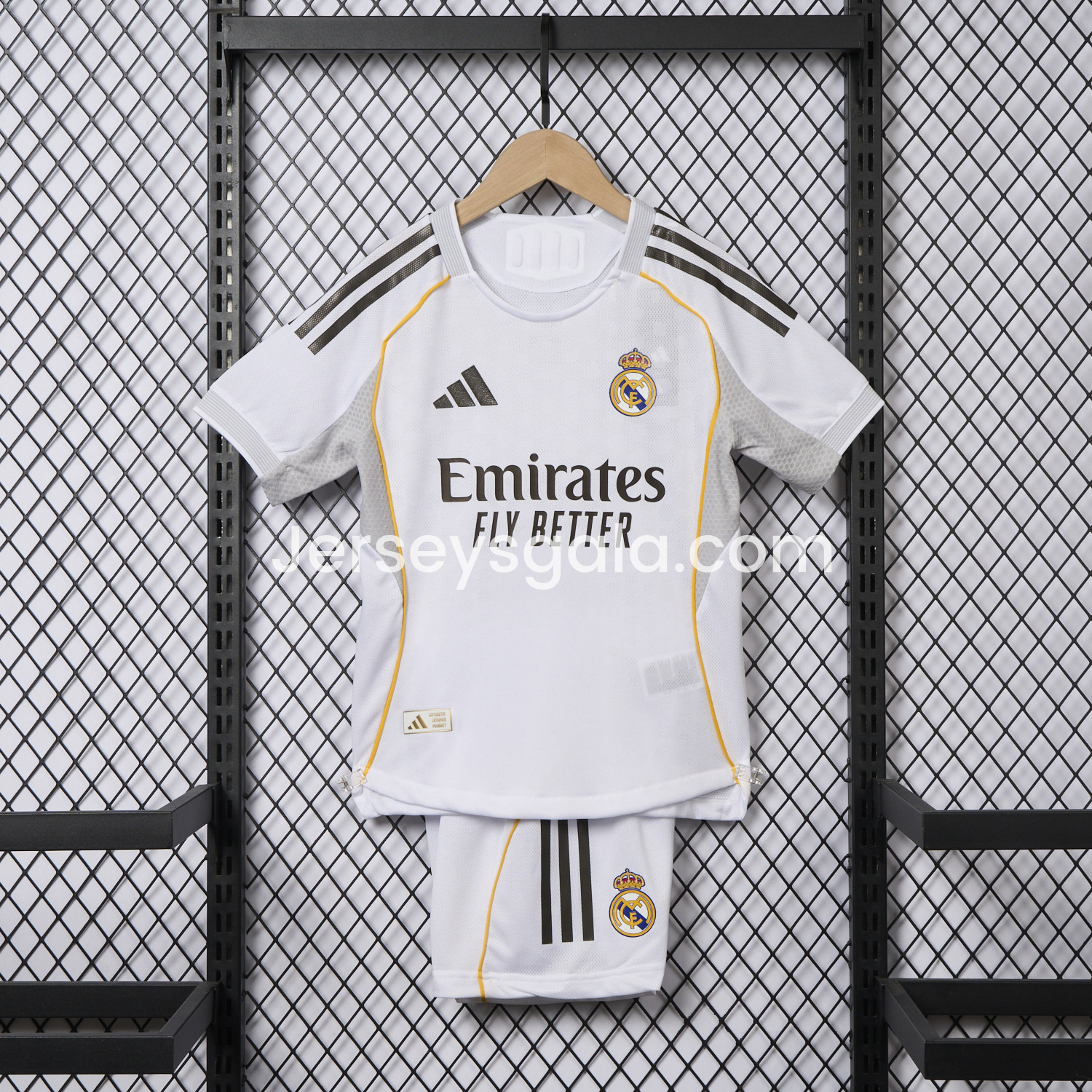 Real Madrid 25-26 Home Kids Kit - Player Version - SOCCERDEALSHOP