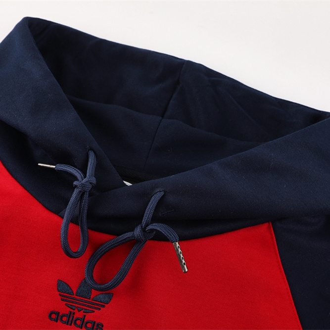 Arsenal 24-25 Originals LFSTLR Training Hoodie Set - Red Hoodie and Deep Blue Pants - SOCCERDEALSHOP