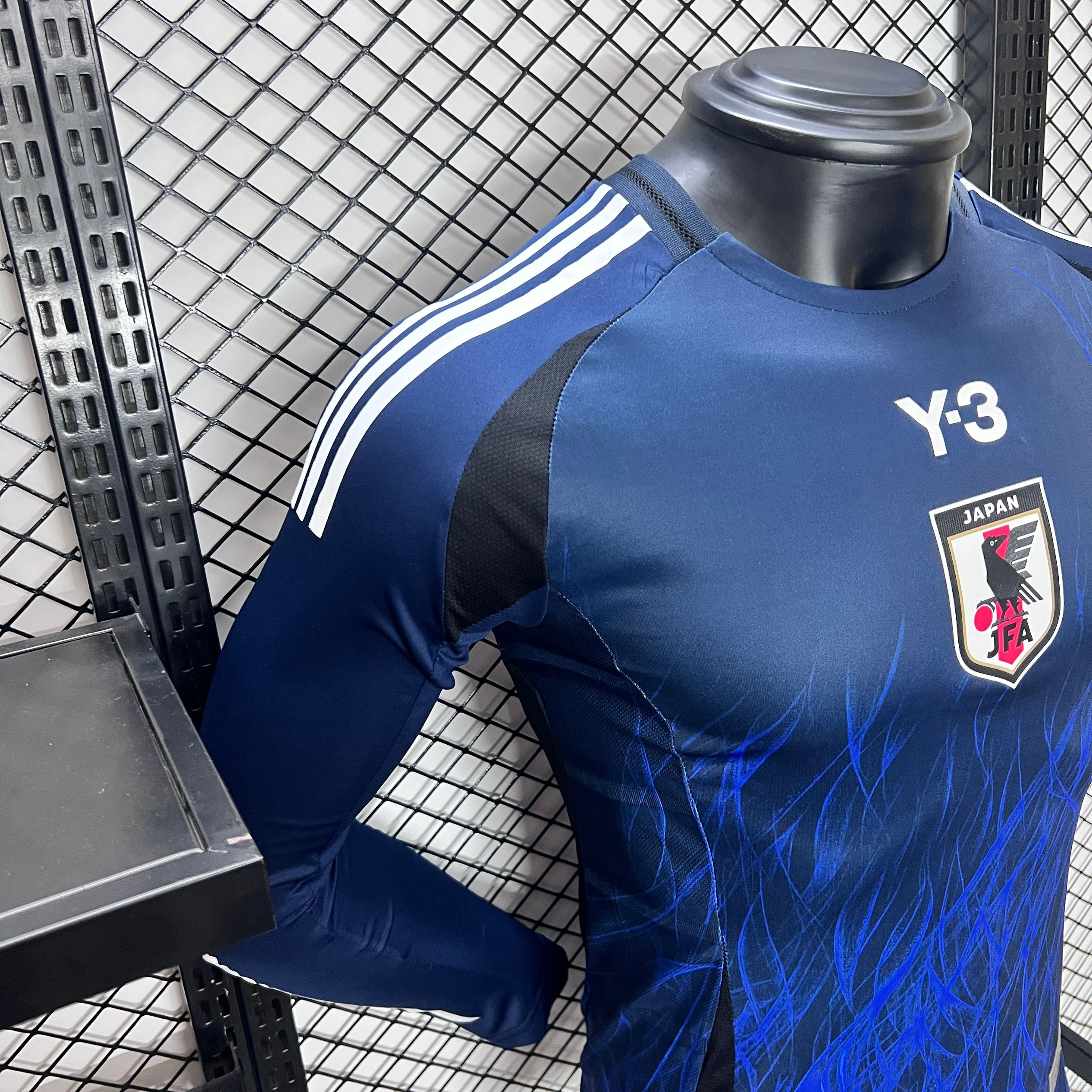 Japan 2024 Y3 Home Stadium Long Sleeve Jersey - Player Version - SOCCERDEALSHOP