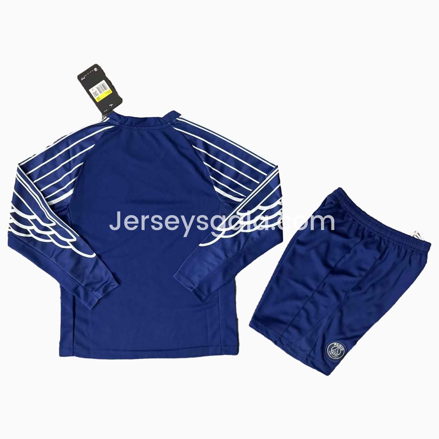 Paris Saint-Germain PSG 24-25 Fourth Long Sleeves Kids Kit - SOCCERDEALSHOP