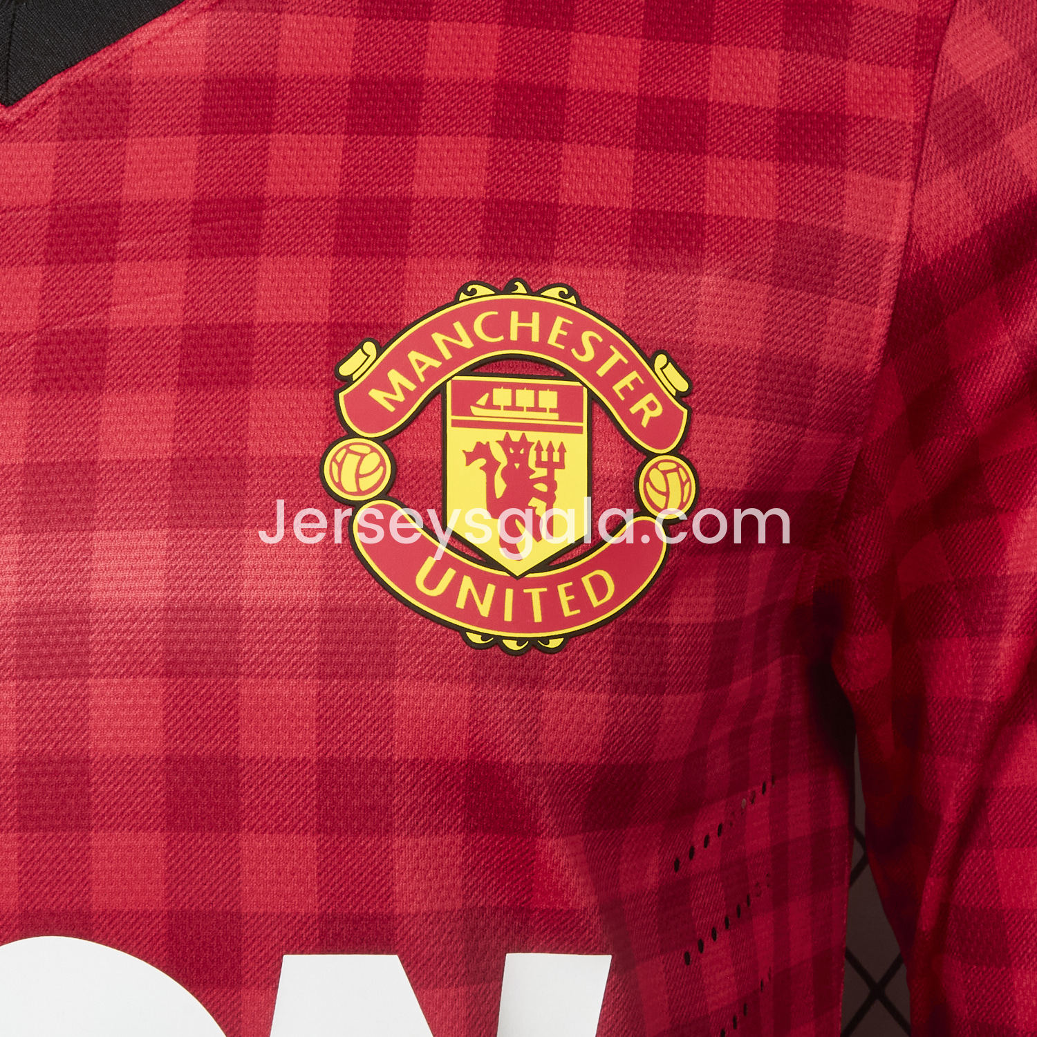 Retro Manchester United 2012-13 Home Long Sleeve Jersey - Player Version - SOCCERDEALSHOP