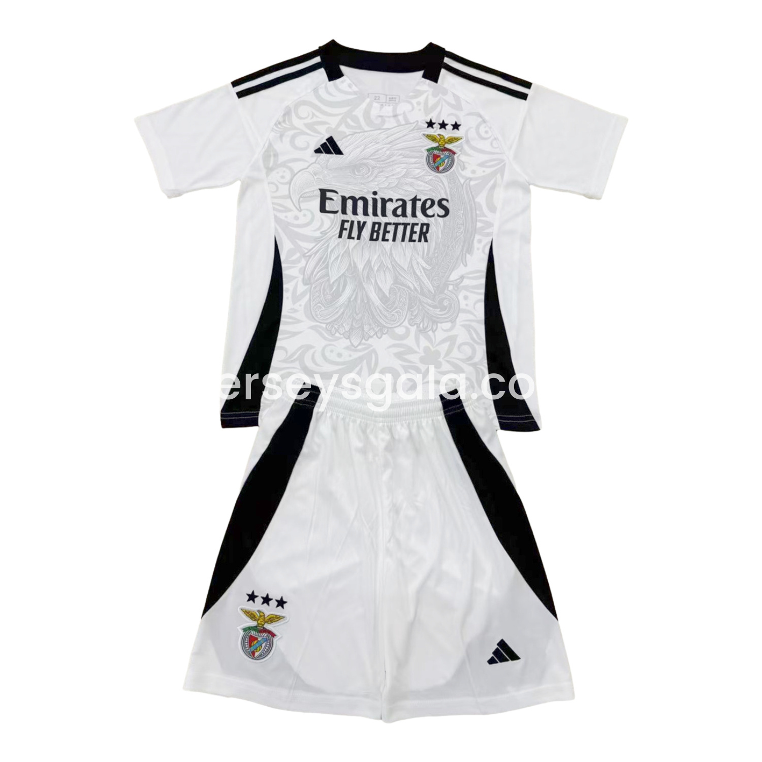 Benfica 24-25 White Special Edition Kids Kit - SOCCERDEALSHOP