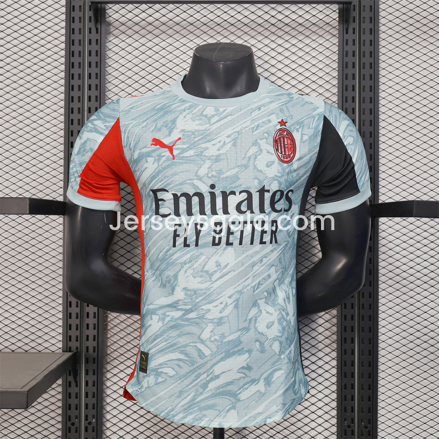AC Milan 25-26 Away Jersey - Player Version - SOCCERDEALSHOP