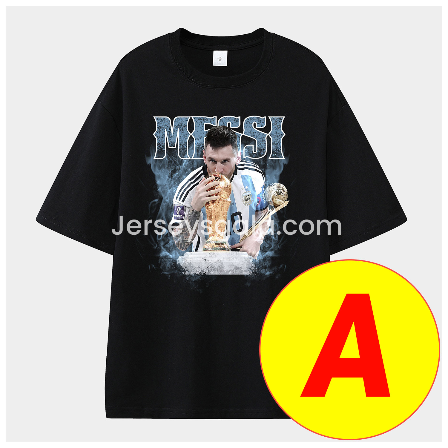 Messi GOAT Argentina B.A.R.S.A INT M.A.M Unisex Pure Cotton T-shirt - SOCCERDEALSHOP