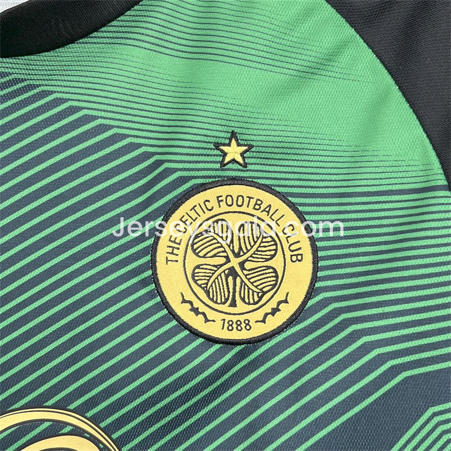 Celtic 25-26 Green Lines Special Edition Jersey - Fans Version - SOCCERDEALSHOP