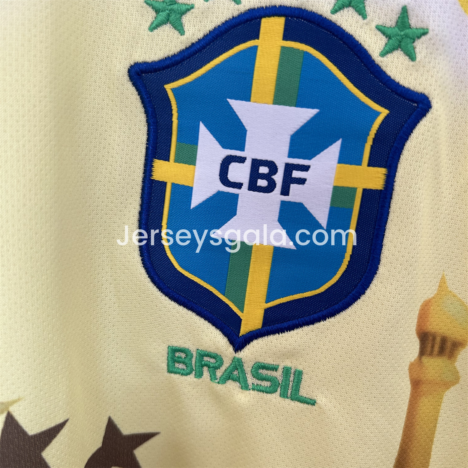 Brazil 2025-26 Church Silhouette Yellow Jersey - Fans Version - SOCCERDEALSHOP
