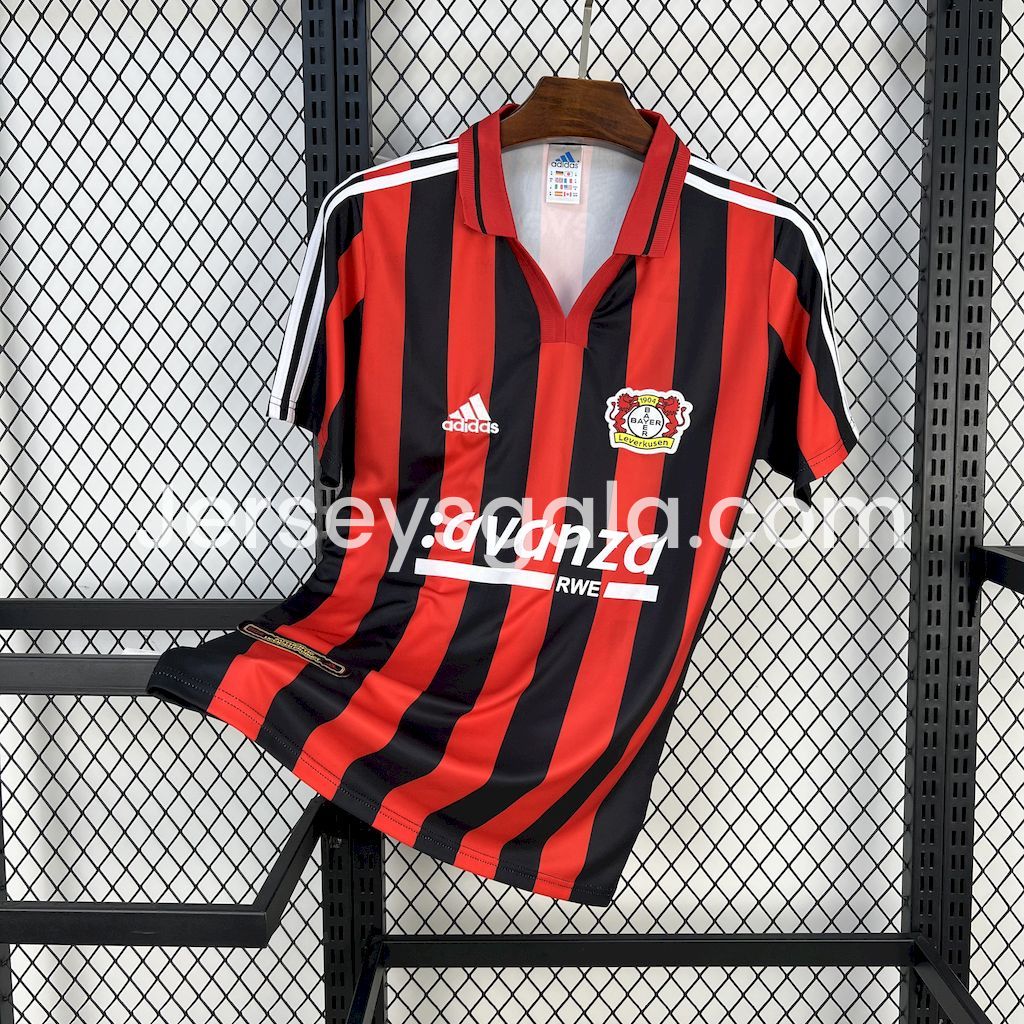 Retro Bayer 04 Leverkusen 2000-01 Home Jersey - SOCCERDEALSHOP