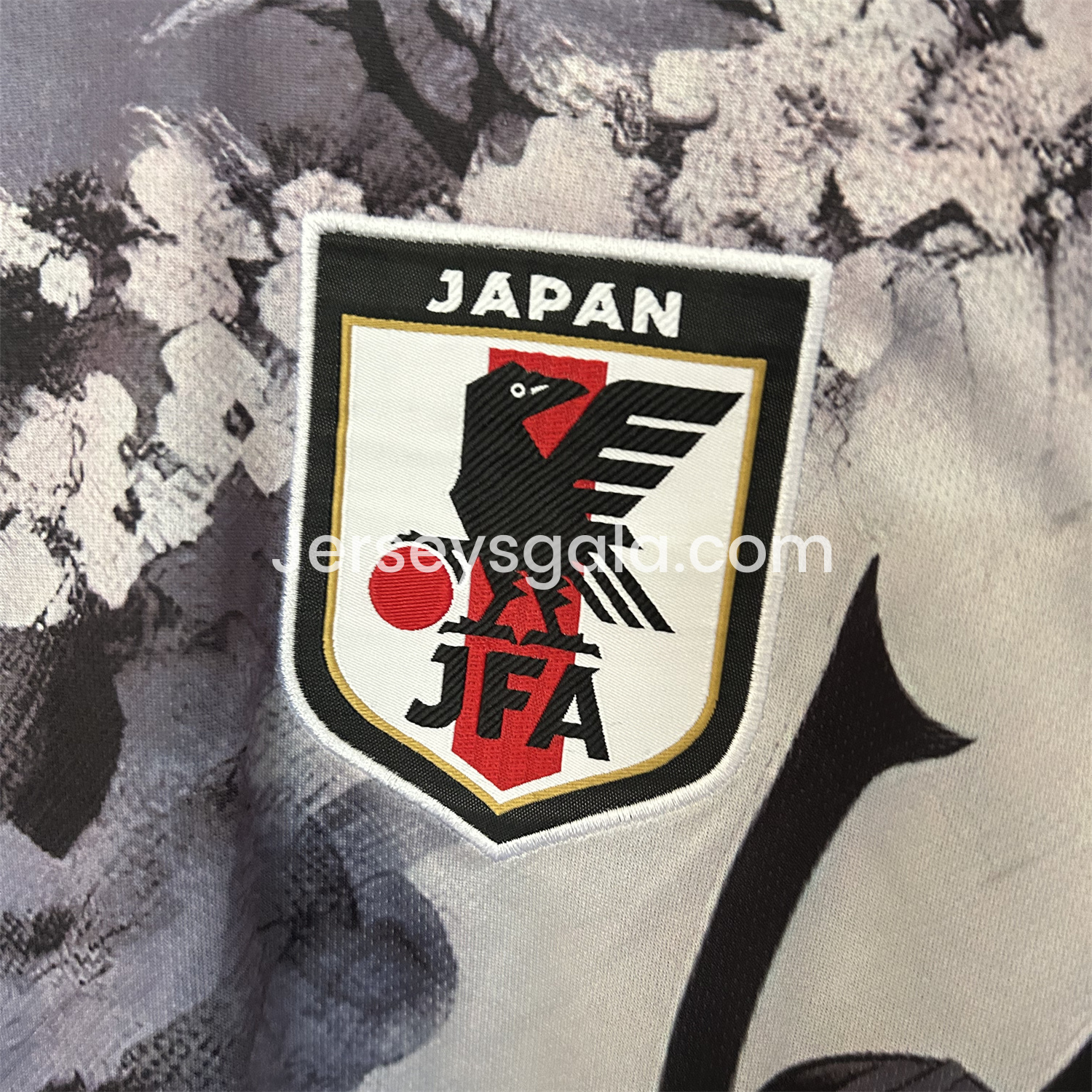 Japan 25-26 Black Samurai Under The Cherry Tree Special Jersey - Fans Version - SOCCERDEALSHOP