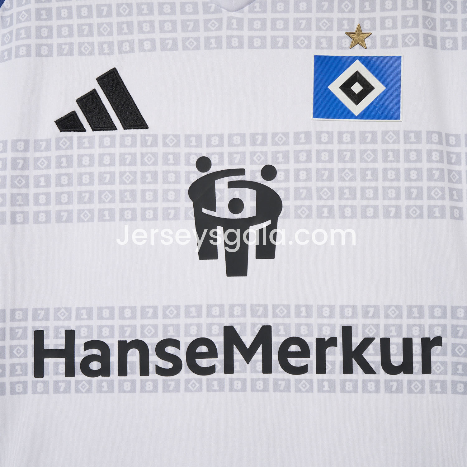 【Team Signatures Version】Hamburger SV 24-25 Home Jersey - Fans Version - SOCCERDEALSHOP