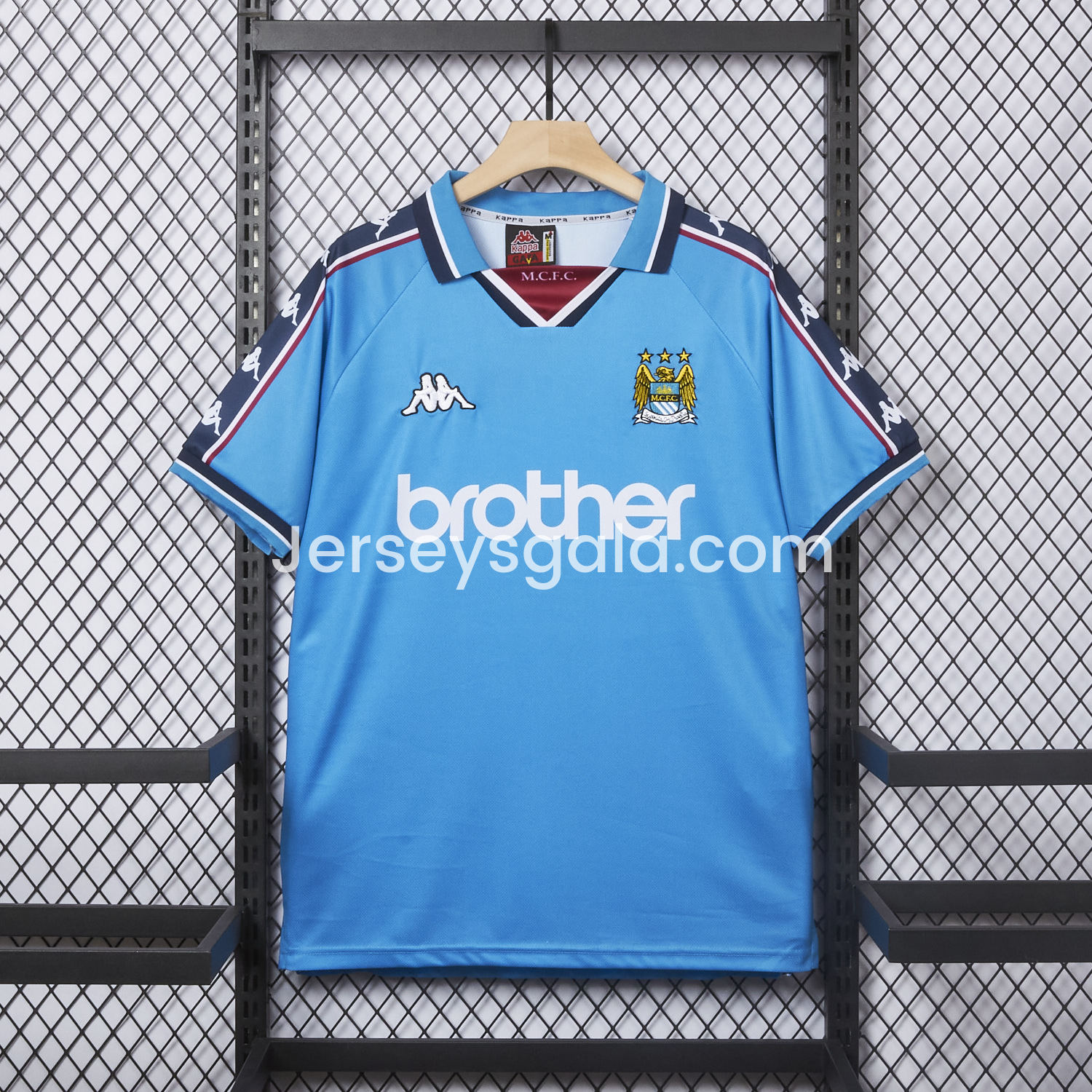 Retro Manchester City 1997-98 Home Jersey - SOCCERDEALSHOP
