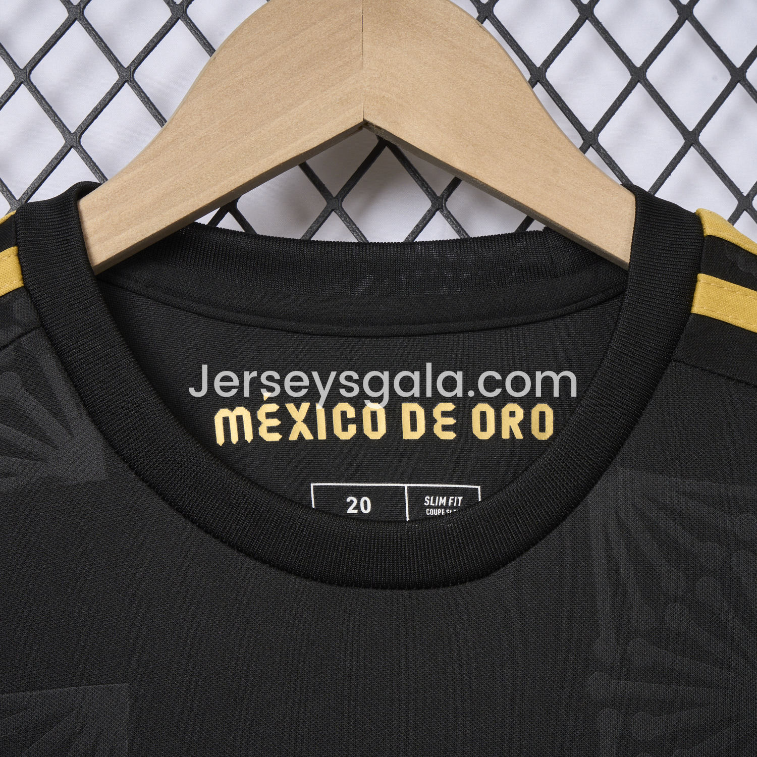 Mexico 2025 Gold Cup Black Kids Kit - Player Version - SOCCERDEALSHOP